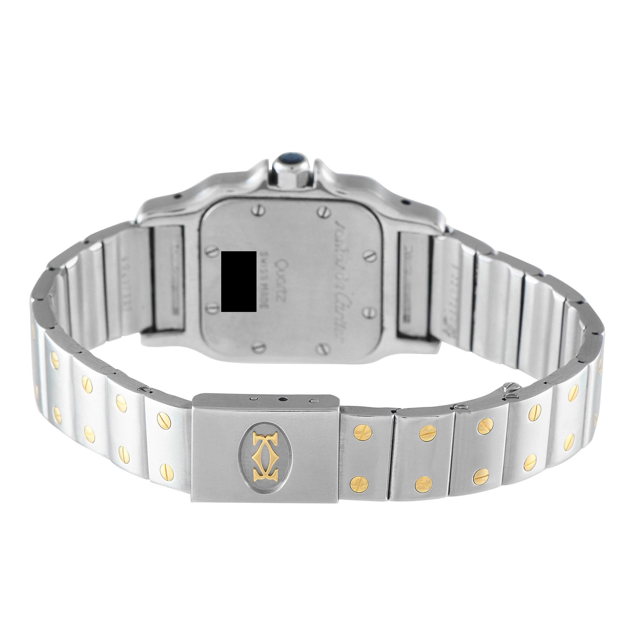 Cartier Santos Galbee Two-Tone Watch W20012C4