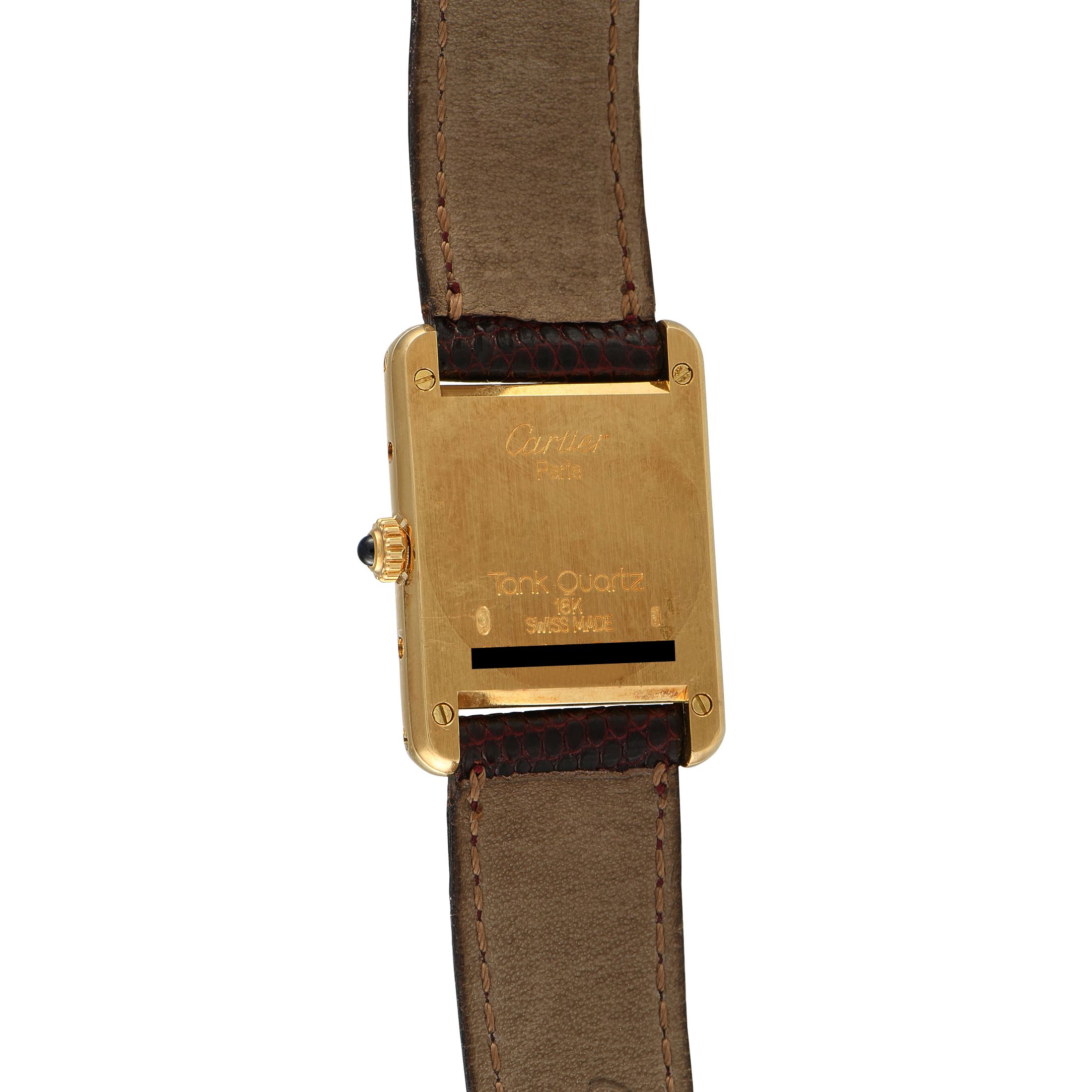 Cartier Tank Louis Yellow Gold Watch 866001