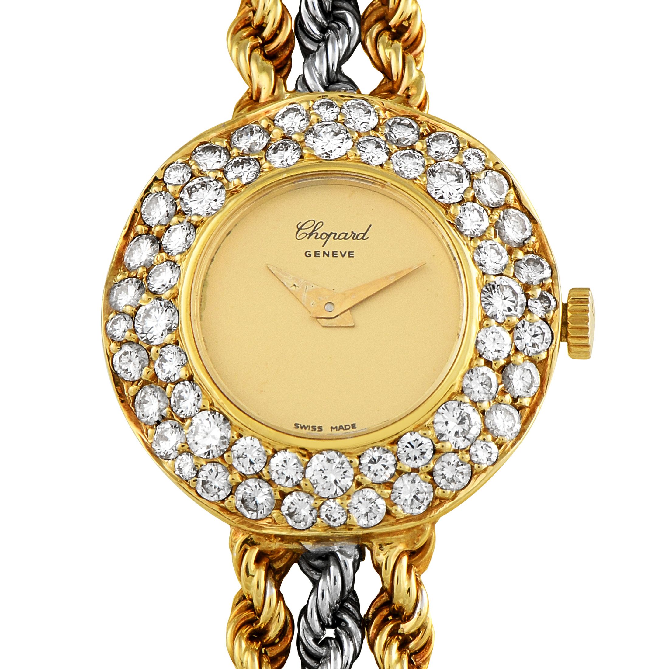 Chopard 1.50ct Diamond Yellow Gold Ladies Watch
