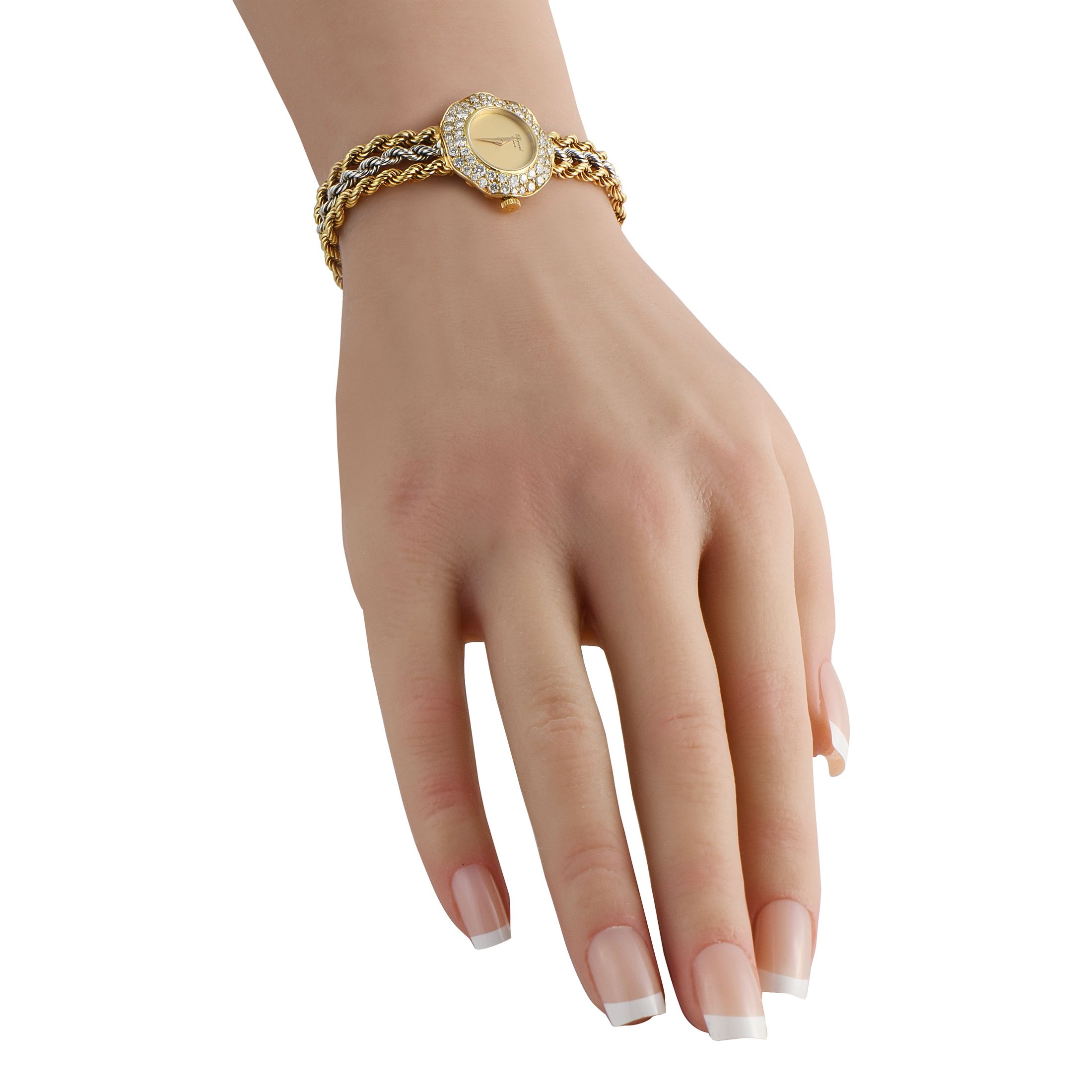 Chopard 1.50ct Diamond Yellow Gold Ladies Watch