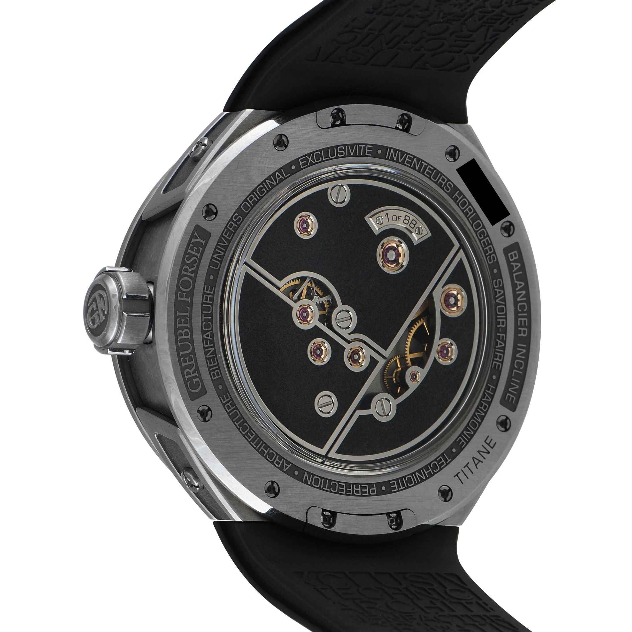 Greubel Forsey Balancier Convexe S2 Titanium Watch Balancier S2