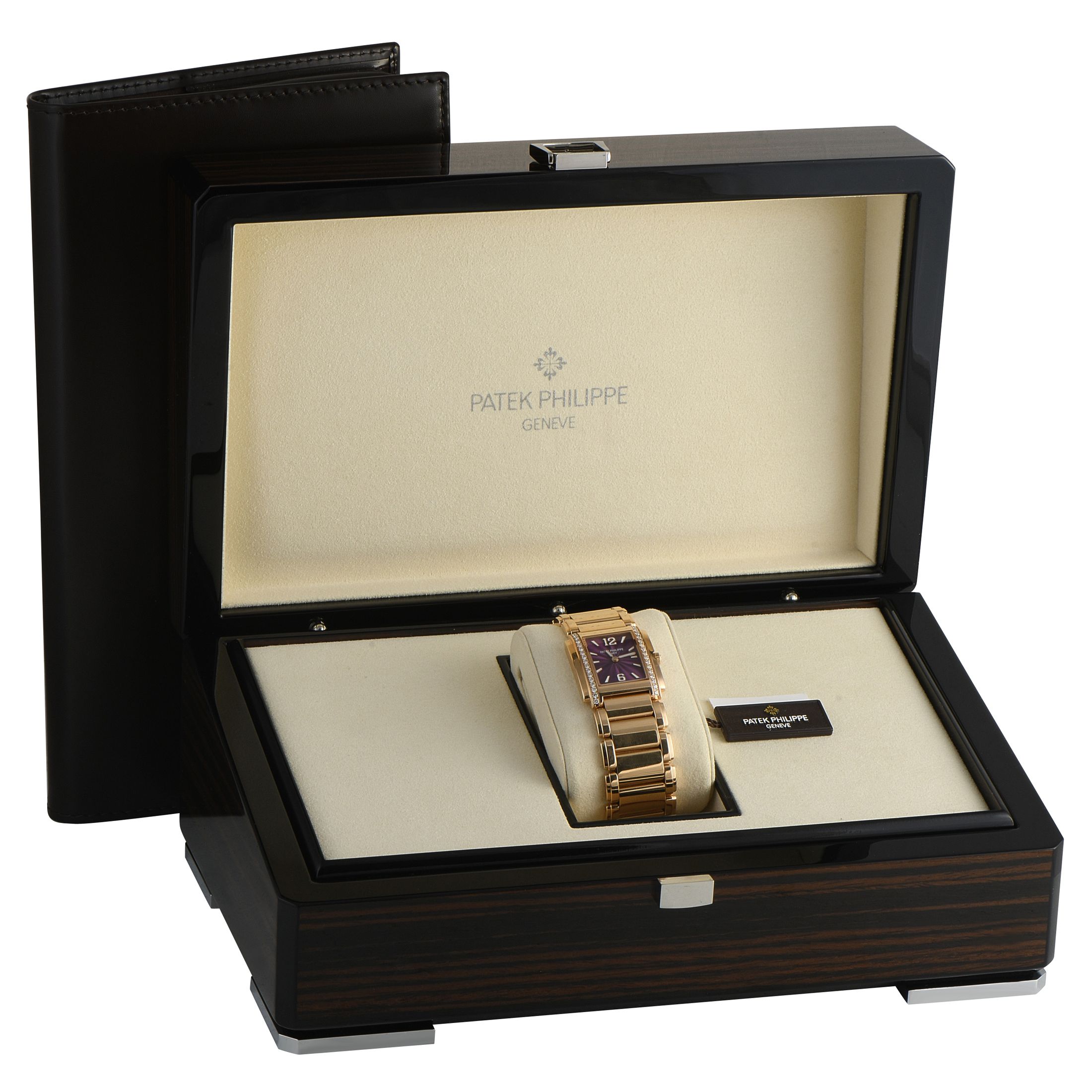 Patek Philippe Twenty~4 Diamond and Rose Gold Quartz Watch 4910-1201R-010
