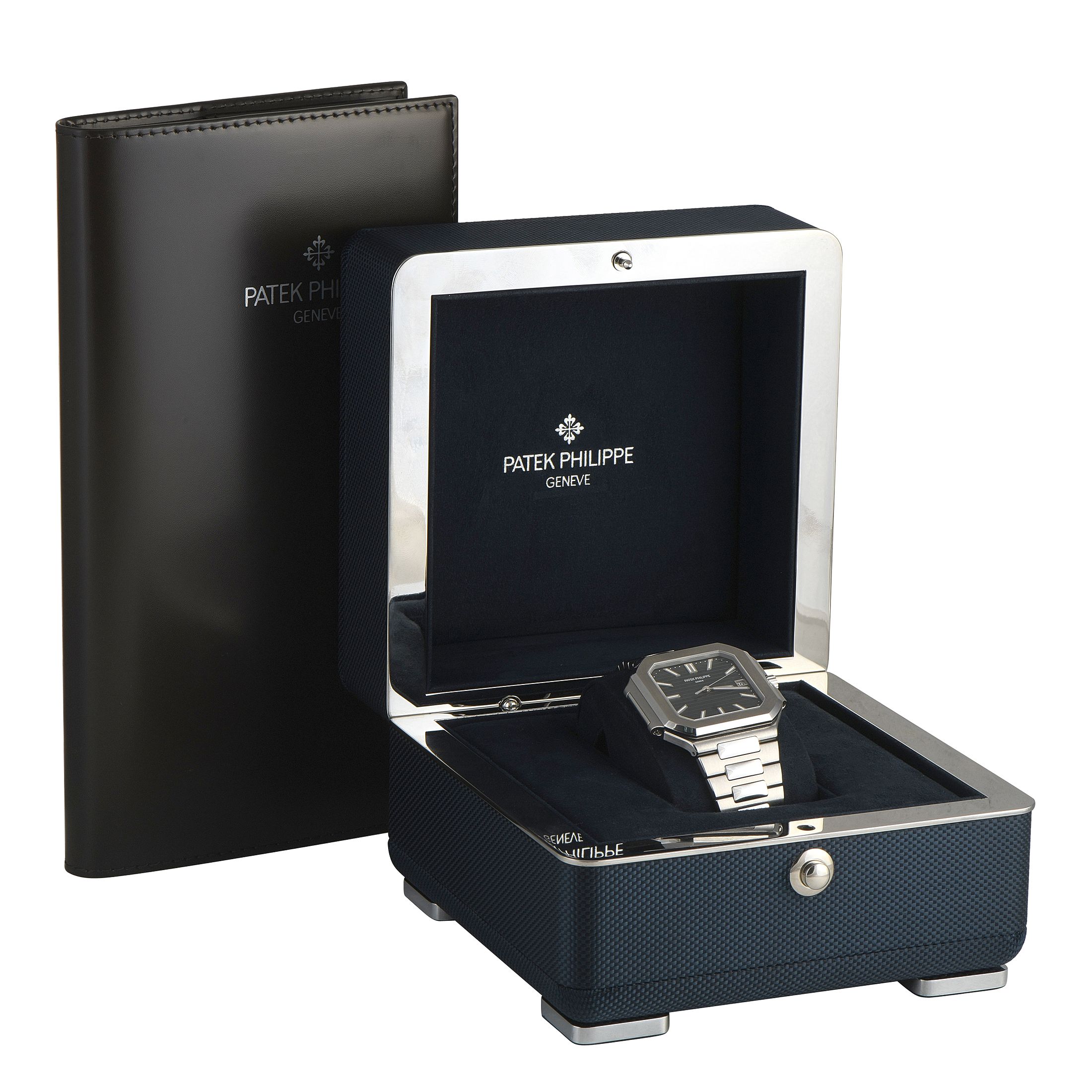 Patek Philippe Cubitus Olive Green Dial Steel Watch 5821/1A-001