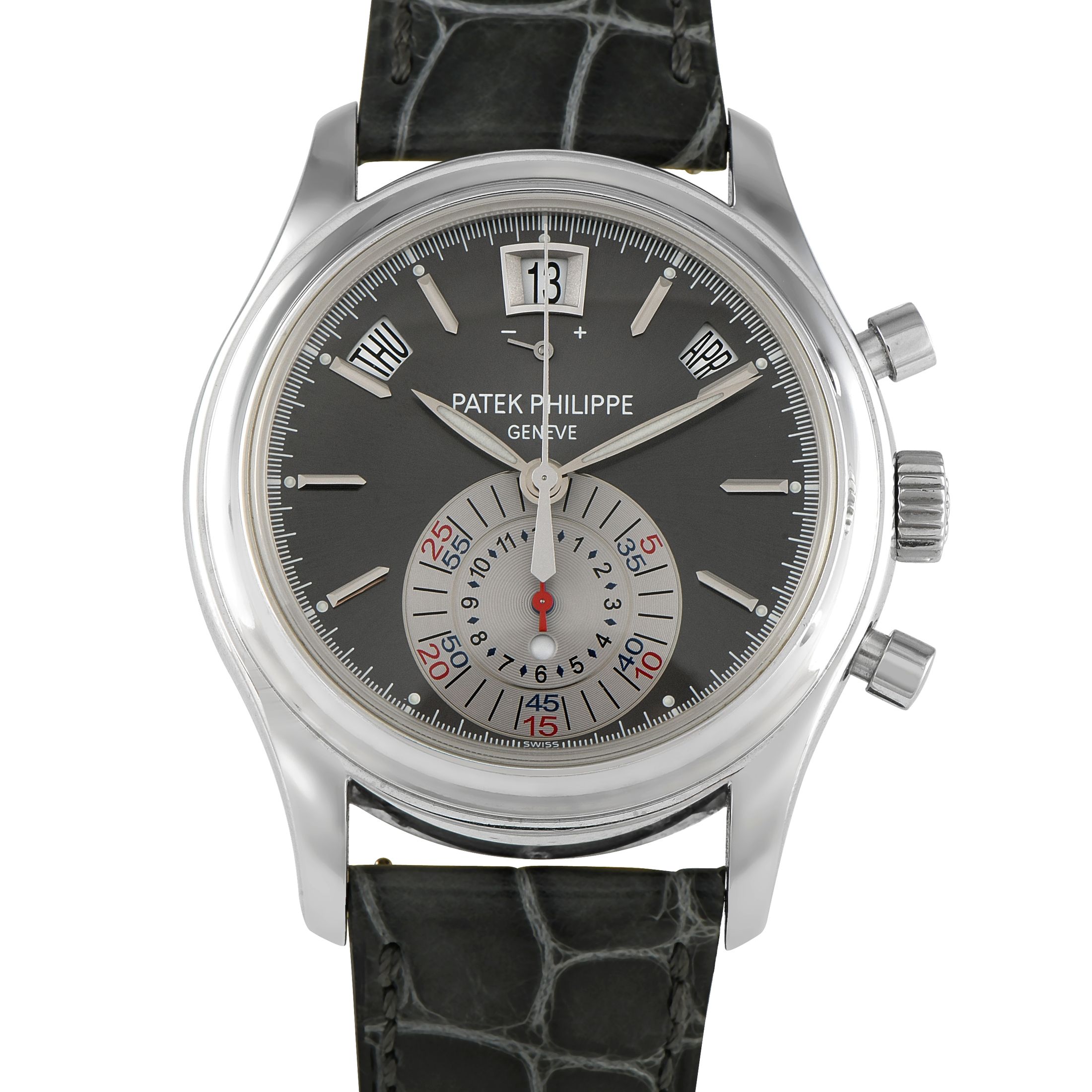 Patek Philippe Annual Calendar Chronograph Platinum Watch 5960P-001