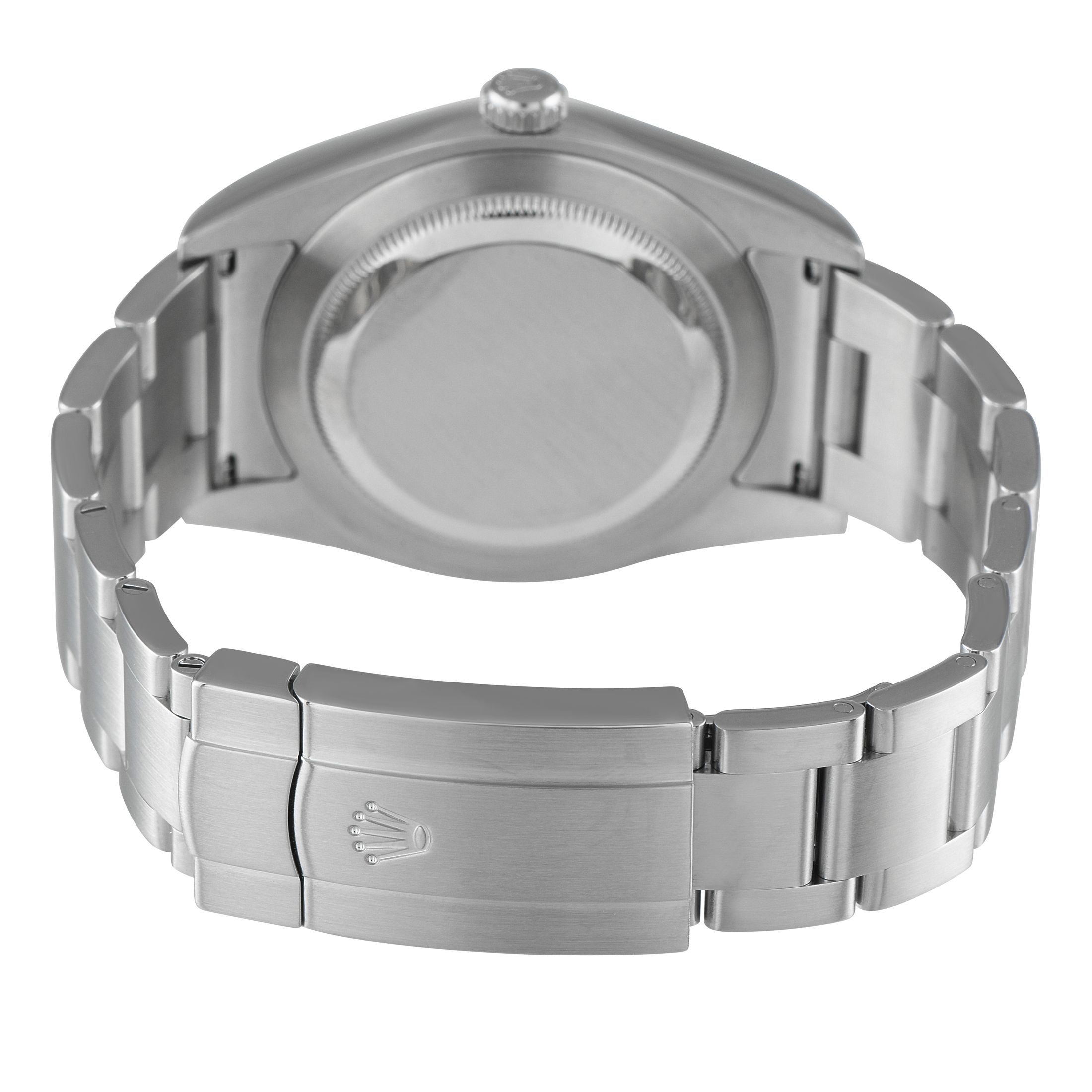 Rolex Oyster Perpetual 39 Black Dial Steel Watch 114300