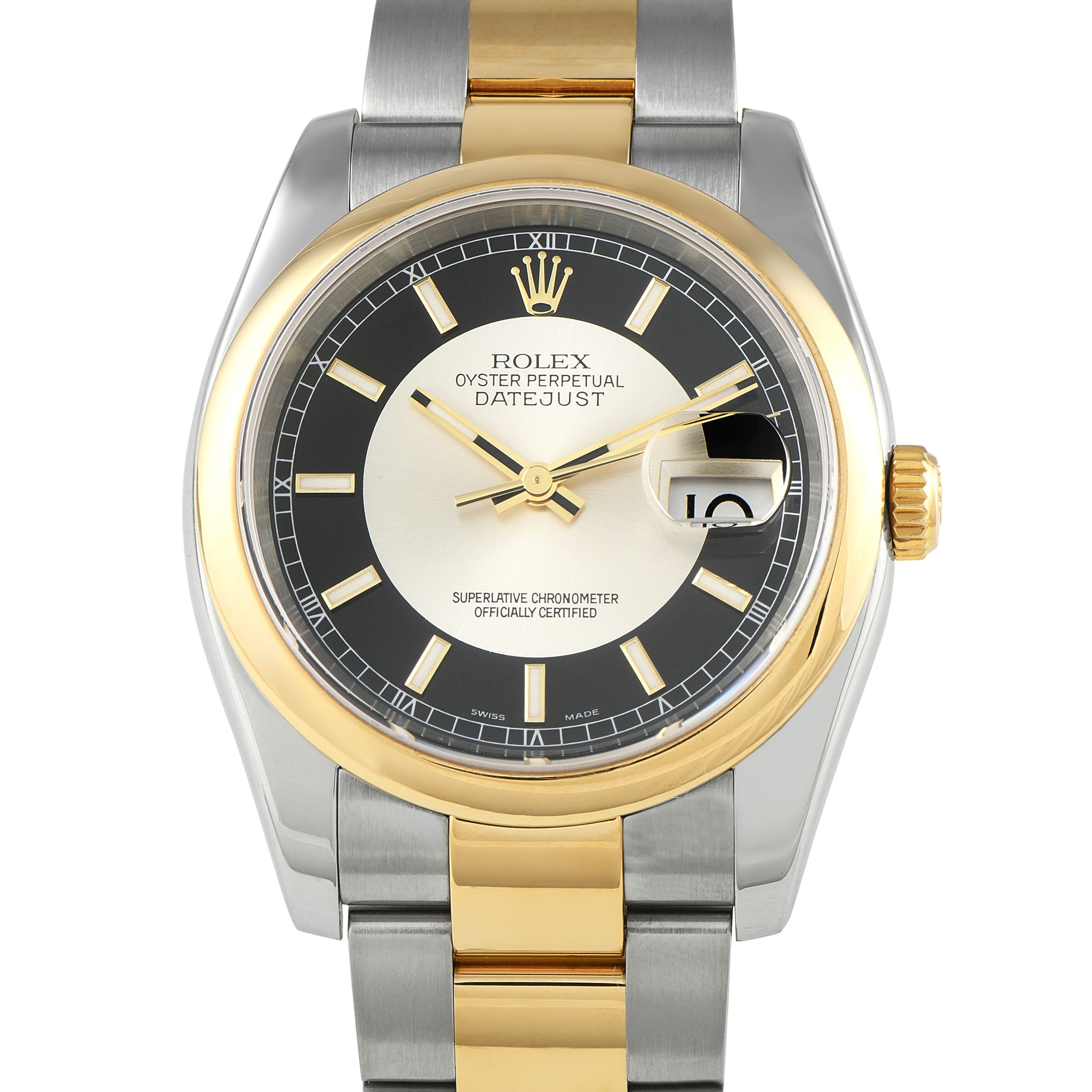 Rolex Datejust 36 Two-Tone Oyster Watch 116203