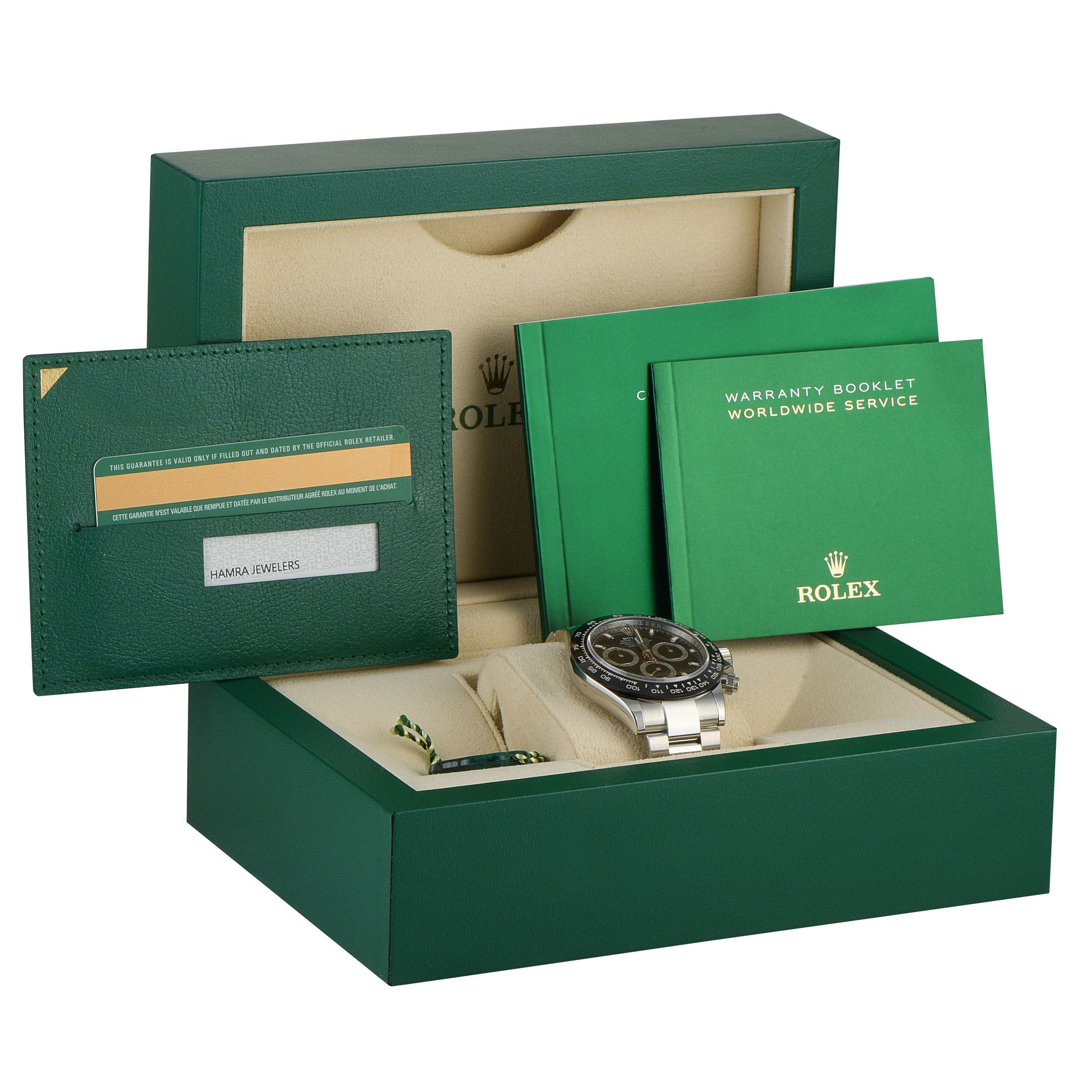 Rolex Daytona Black Dial Steel Watch 116500LN
