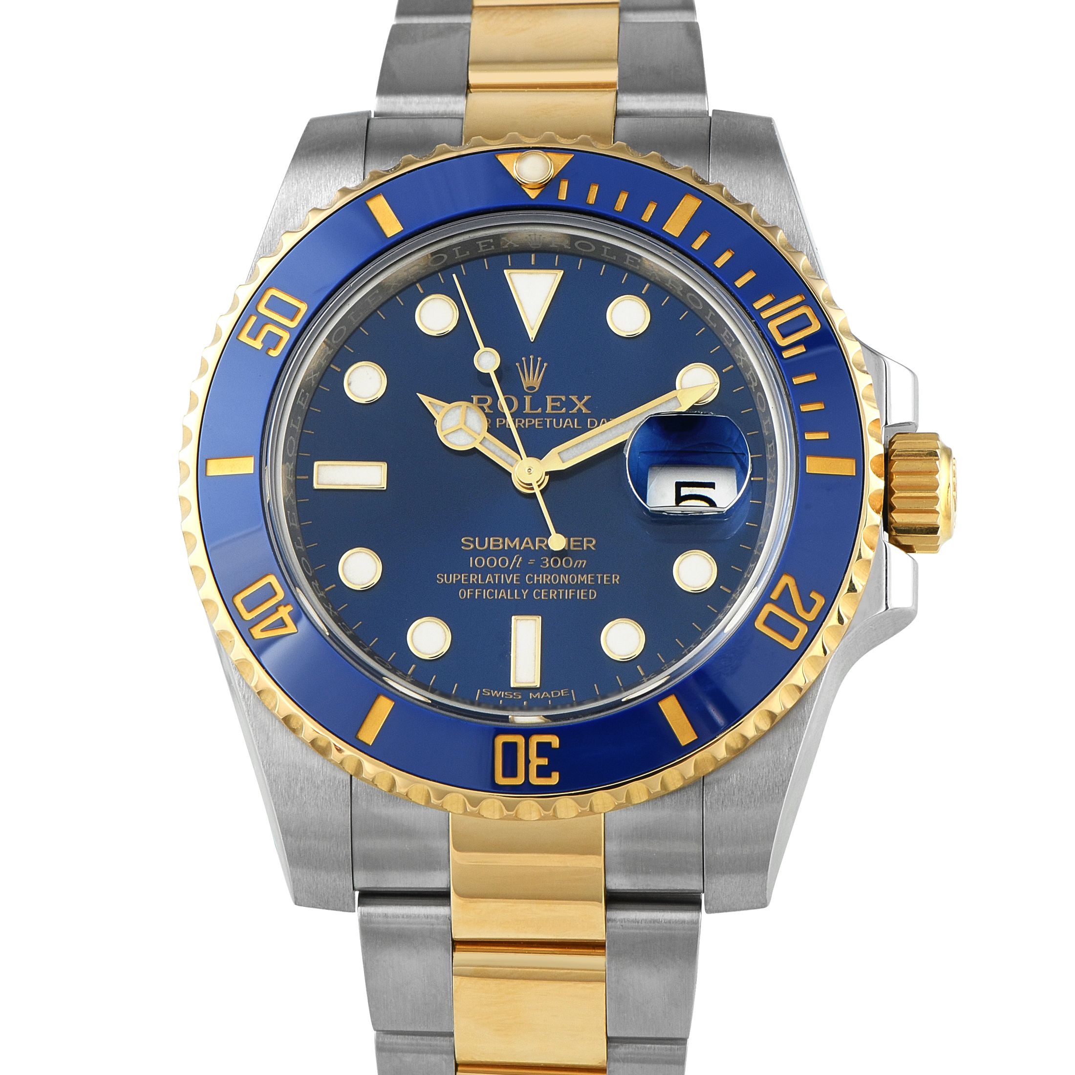 Rolex Submariner Date Two-Tone Watch 116613LB