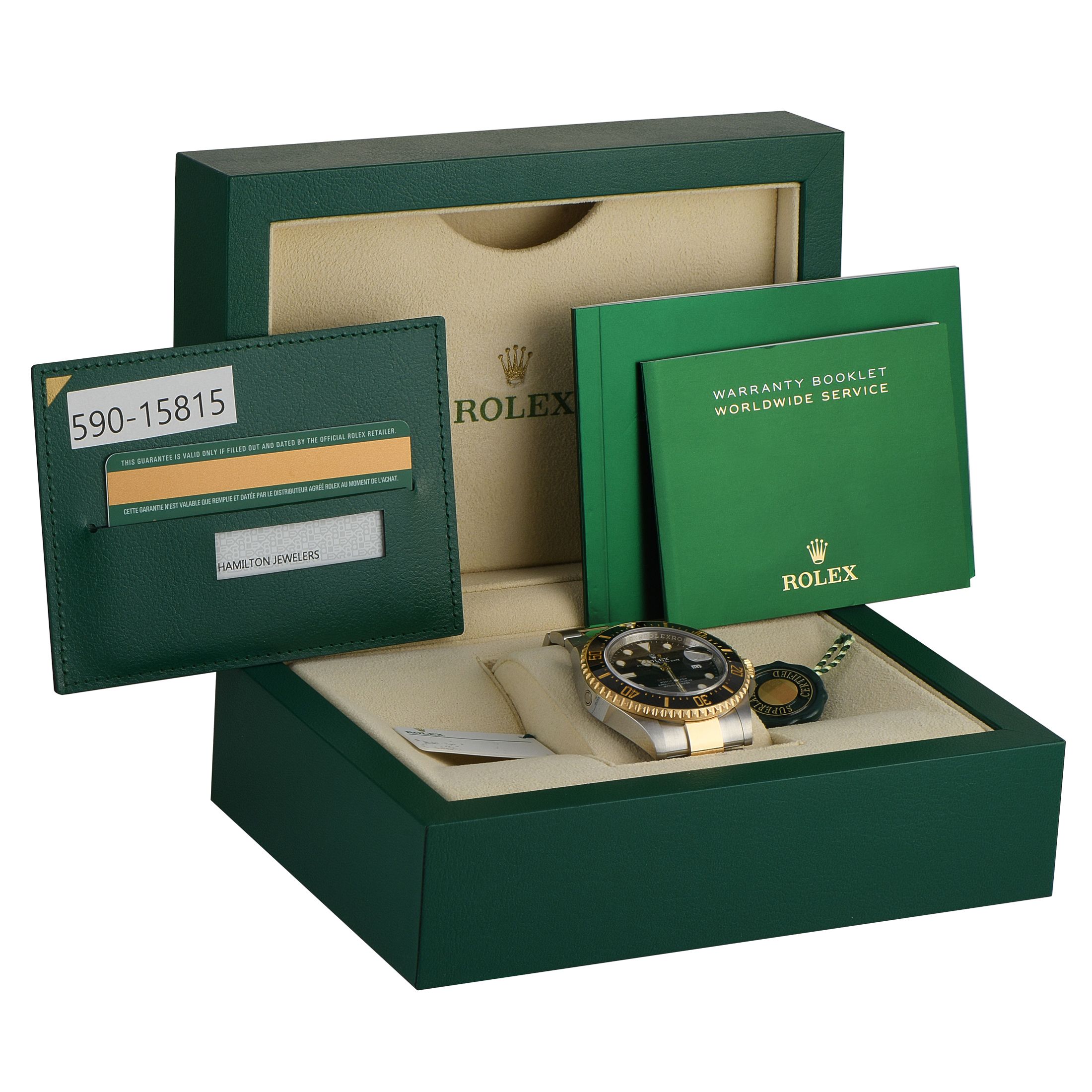 Rolex Sea-Dweller Two-Tone Watch 126603-0001