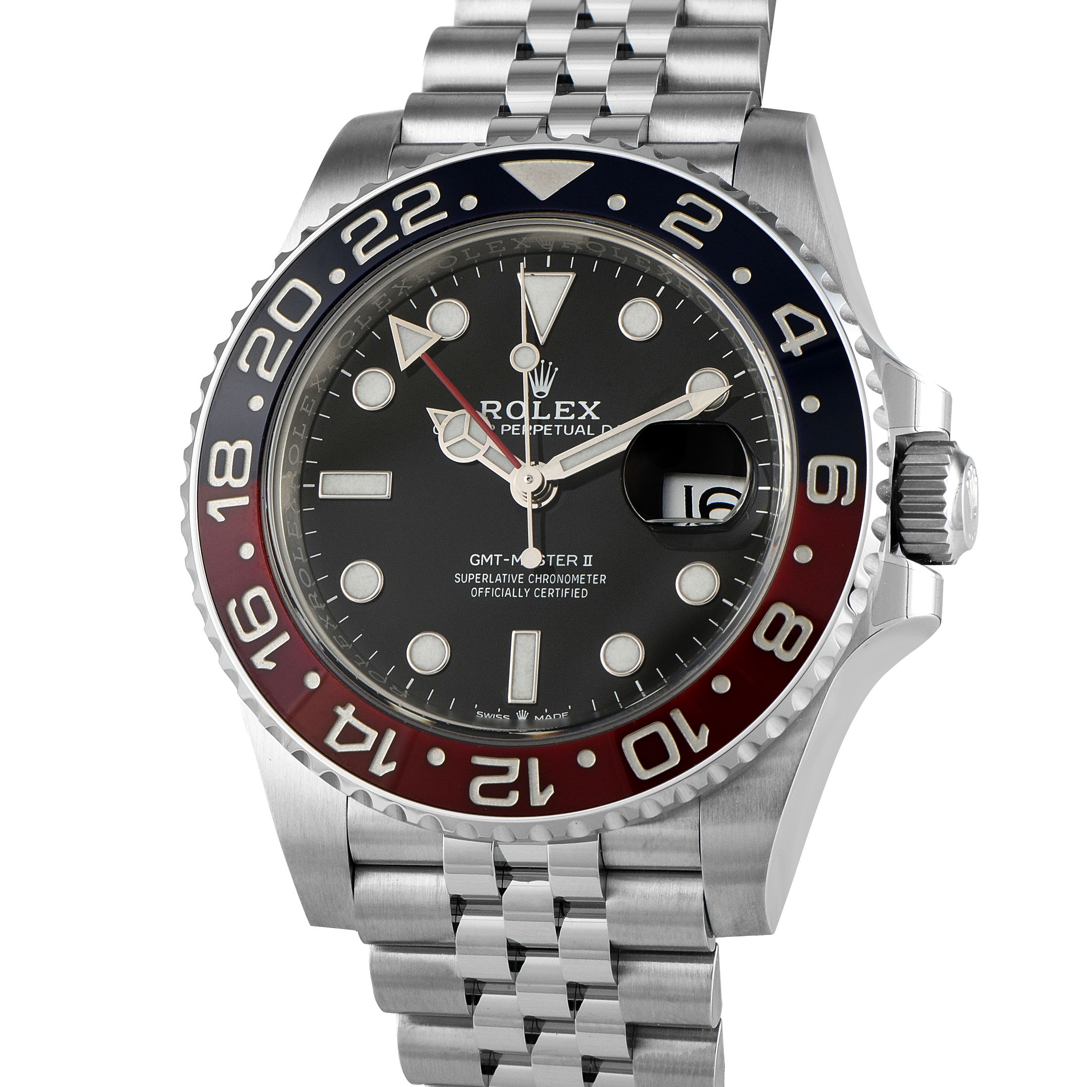 Rolex GMT-Master II Pepsi Steel Jubilee Watch 126710BLRO
