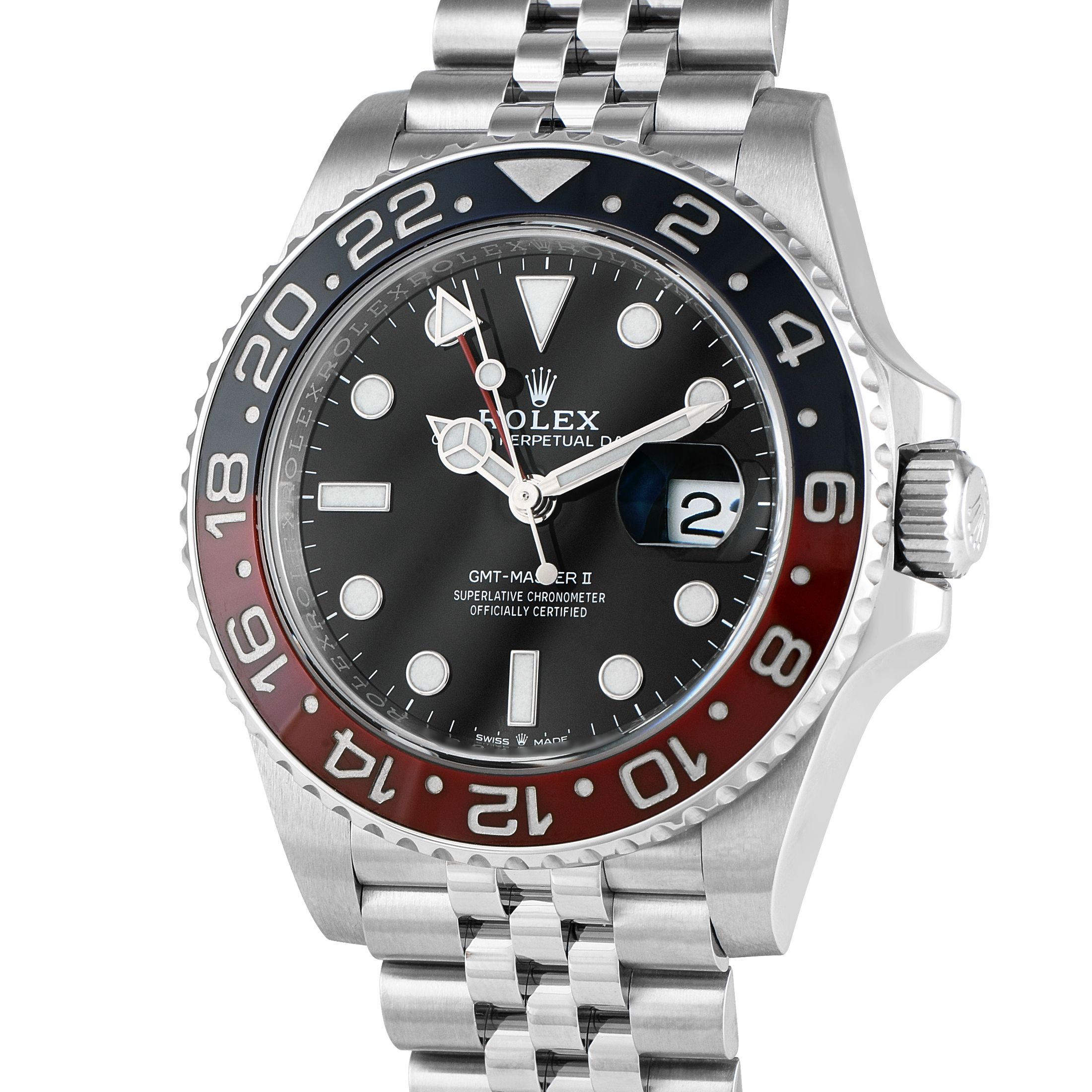 Rolex GMT-Master II Pepsi Steel Jubilee Watch 126710BLRO