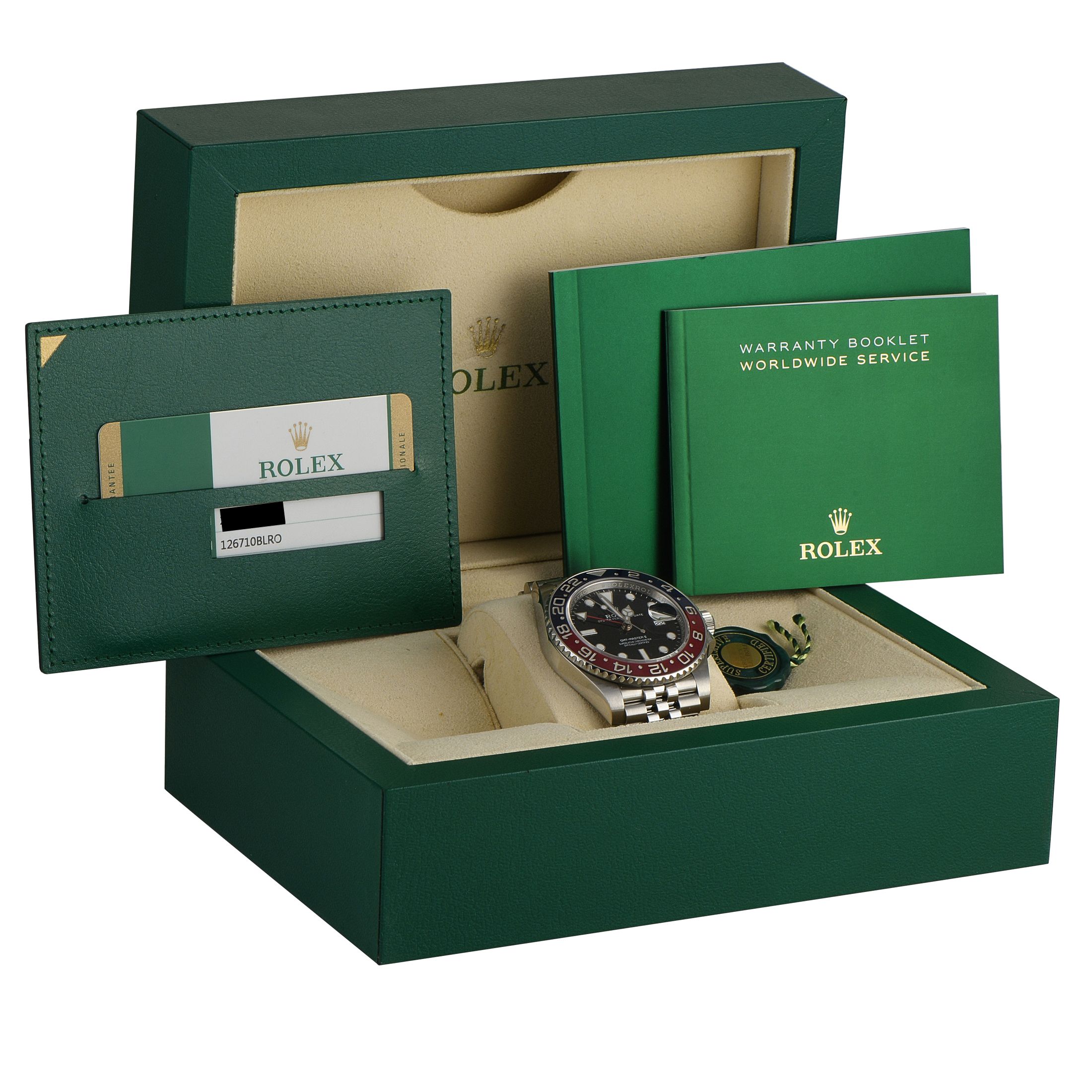 Rolex GMT-Master II Pepsi Steel Jubilee Watch 126710BLRO