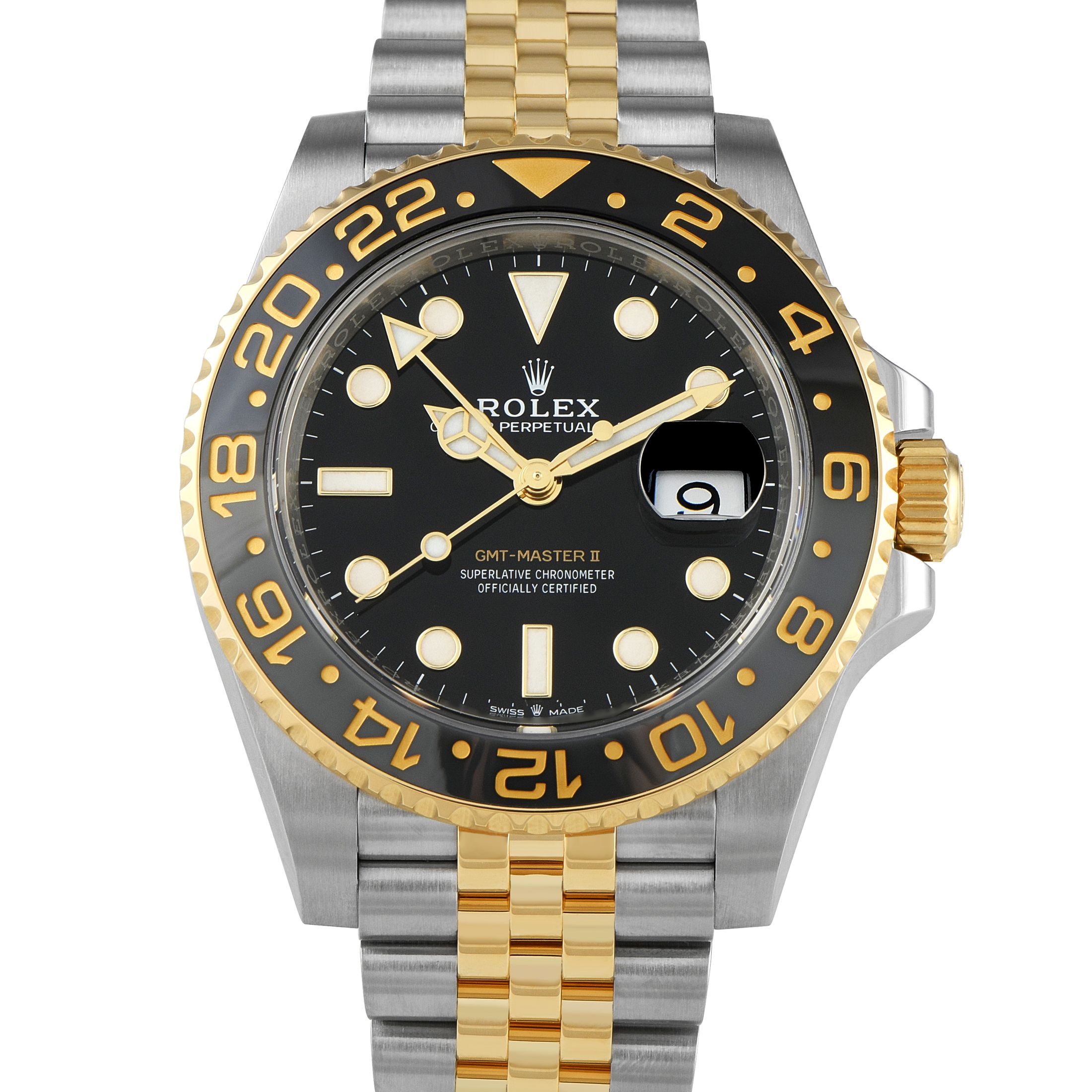 Rolex GMT-Master II Two-Tone Jubilee Watch 126713GRNR