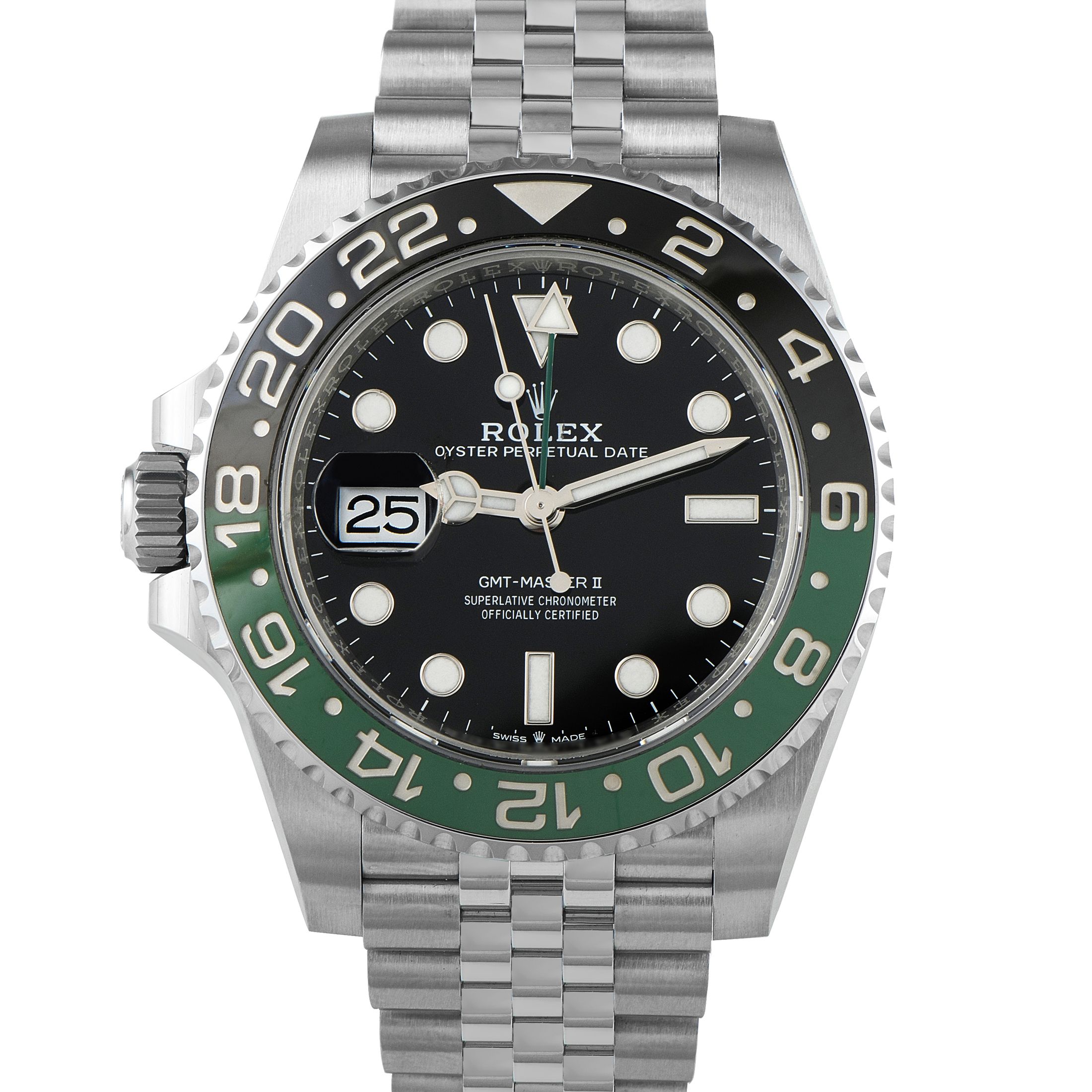Rolex GMT-Master II Left-Hand Sprite Steel Jubilee Watch 126720VTNR-0002