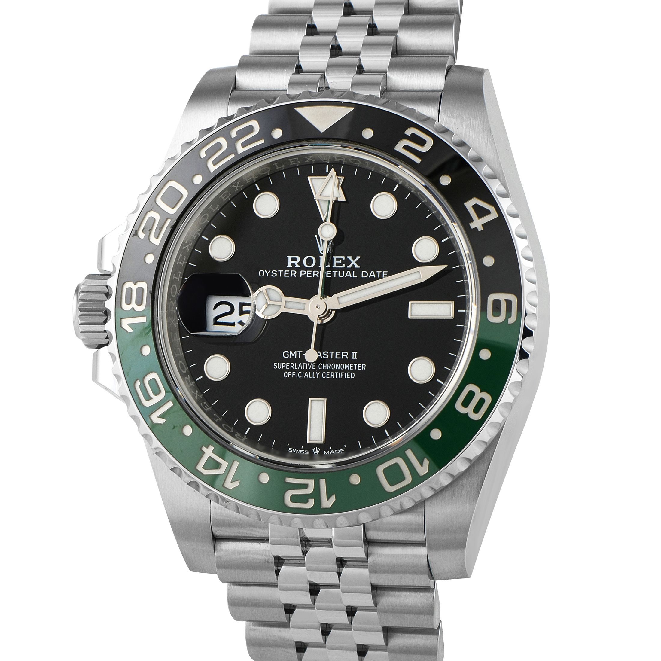 Rolex GMT-Master II Left-Hand Sprite Steel Jubilee Watch 126720VTNR-0002