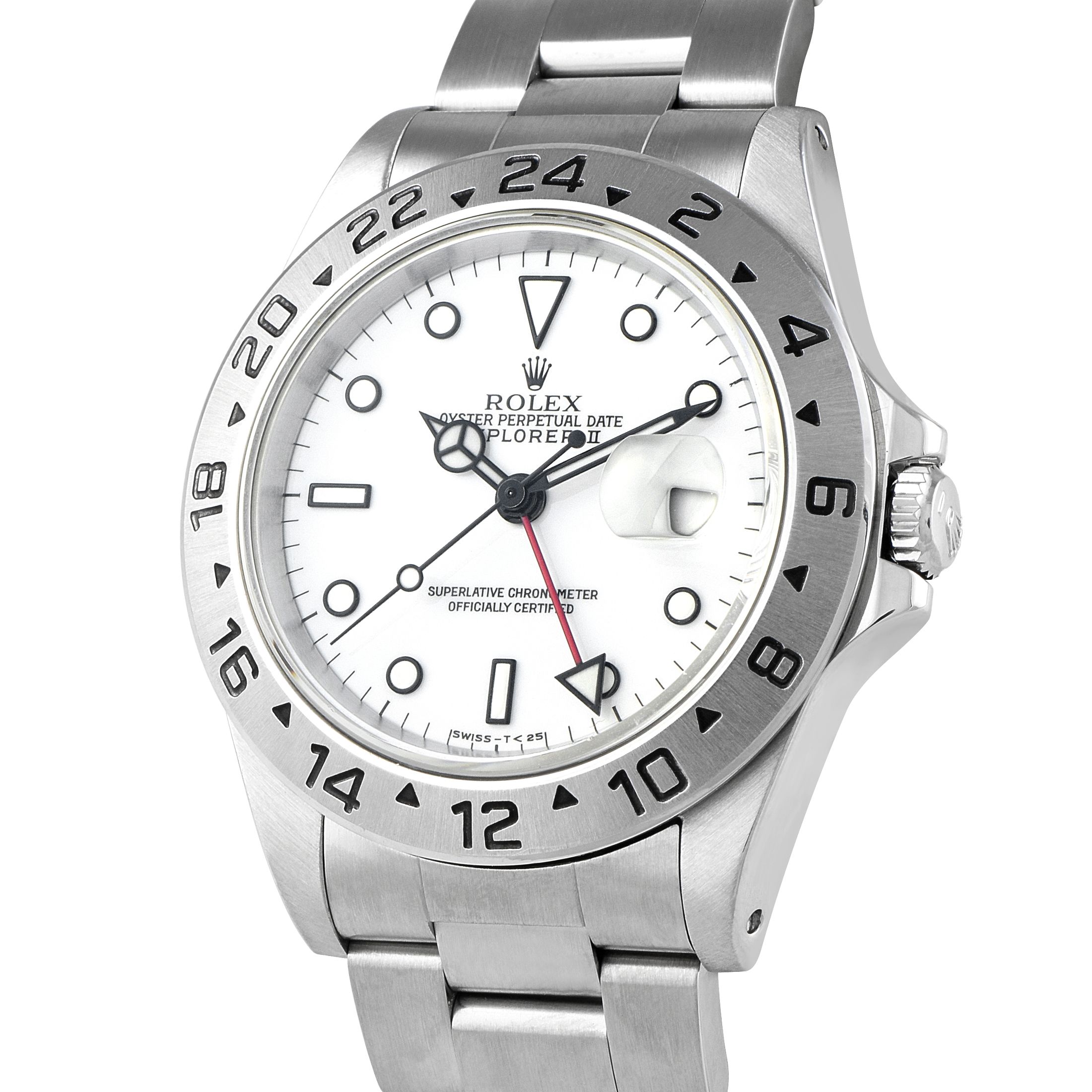 Rolex Explorer II White Dial Steel Watch 16570