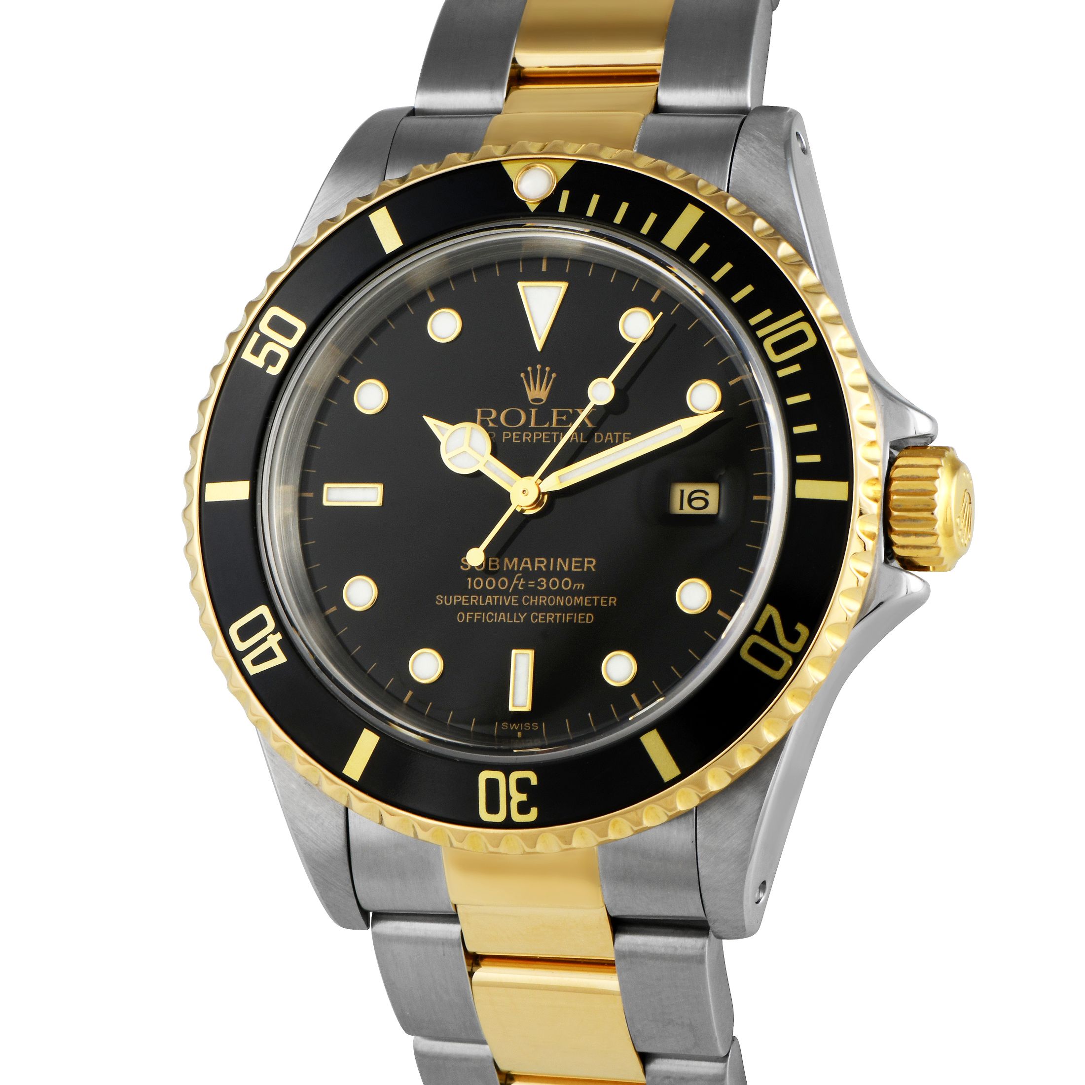 Rolex Submariner Date Two-Tone Watch 16613
