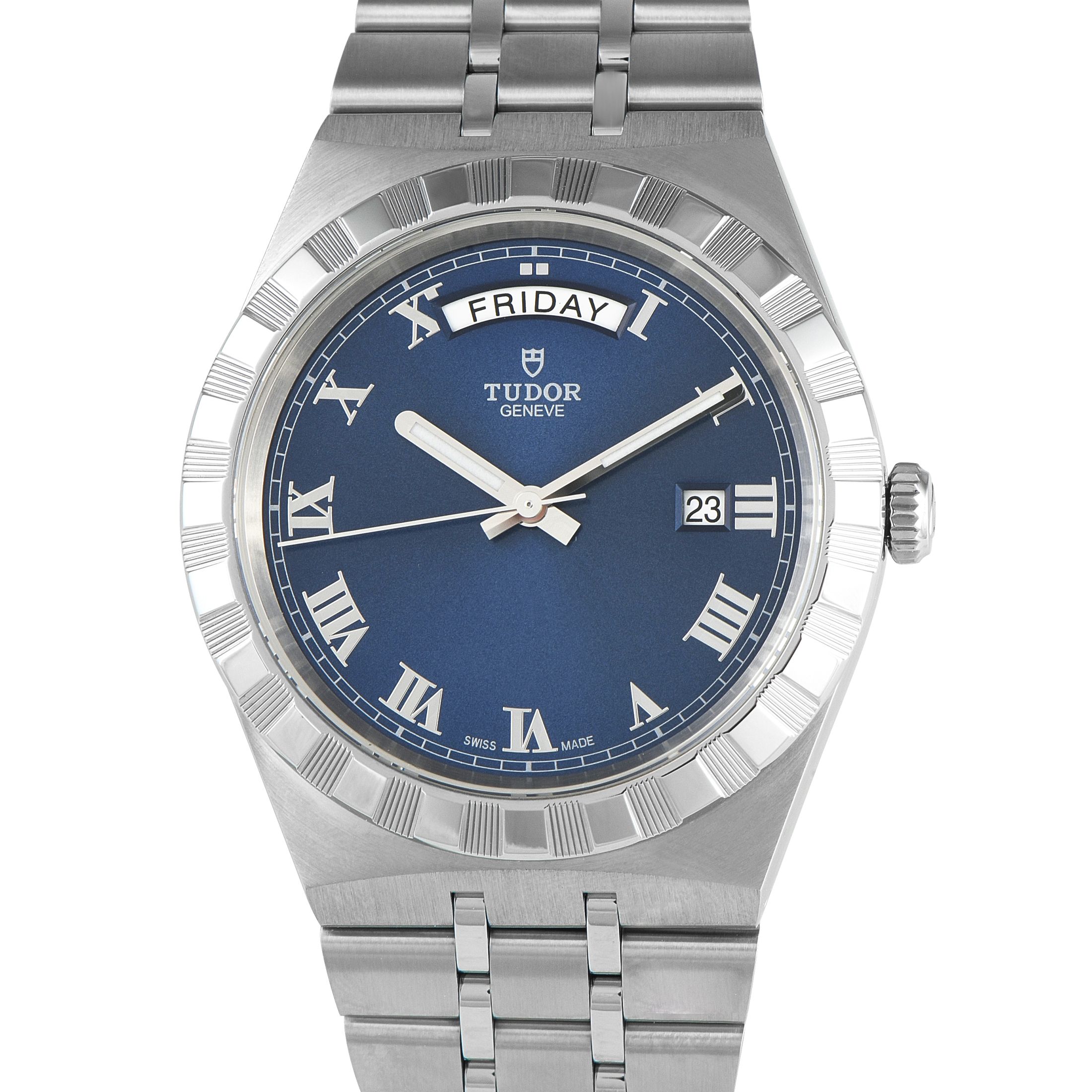 Tudor Royal Blue Dial Steel Watch 28600
