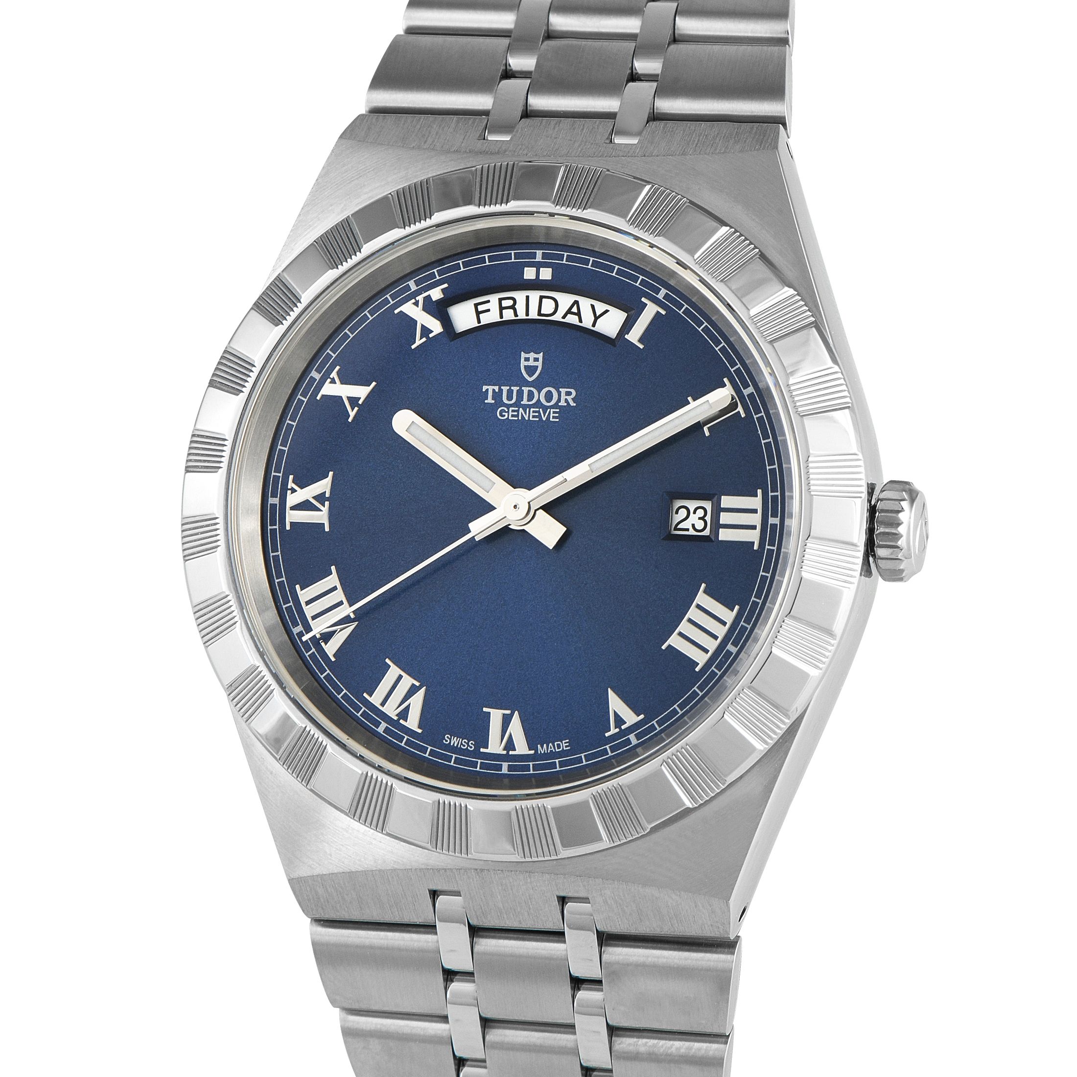 Tudor Royal Blue Dial Steel Watch 28600