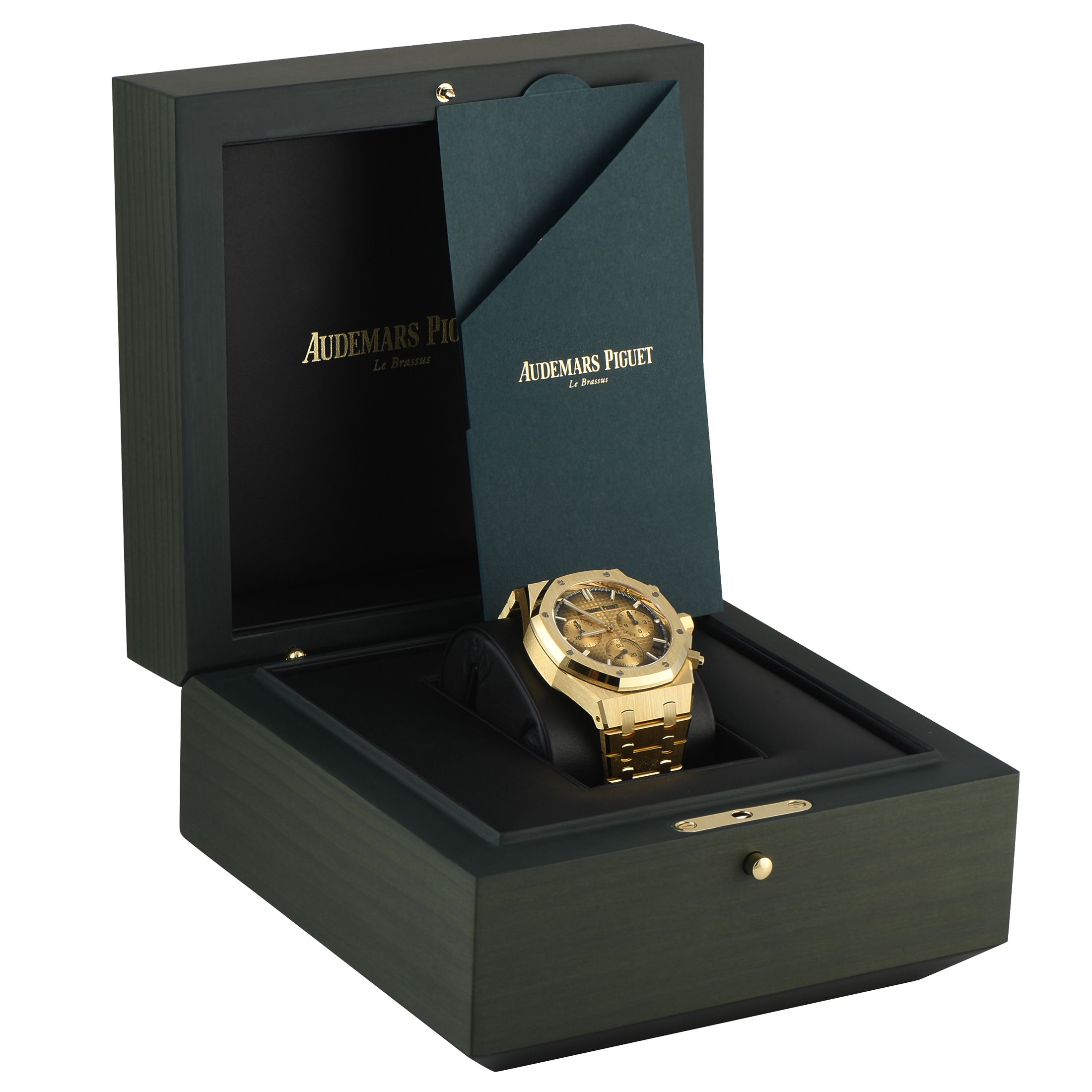 Audemars Piguet Royal Oak Chronograph Smoked Gold Dial Yellow Gold Watch 26240ba.oo.1320ba.02