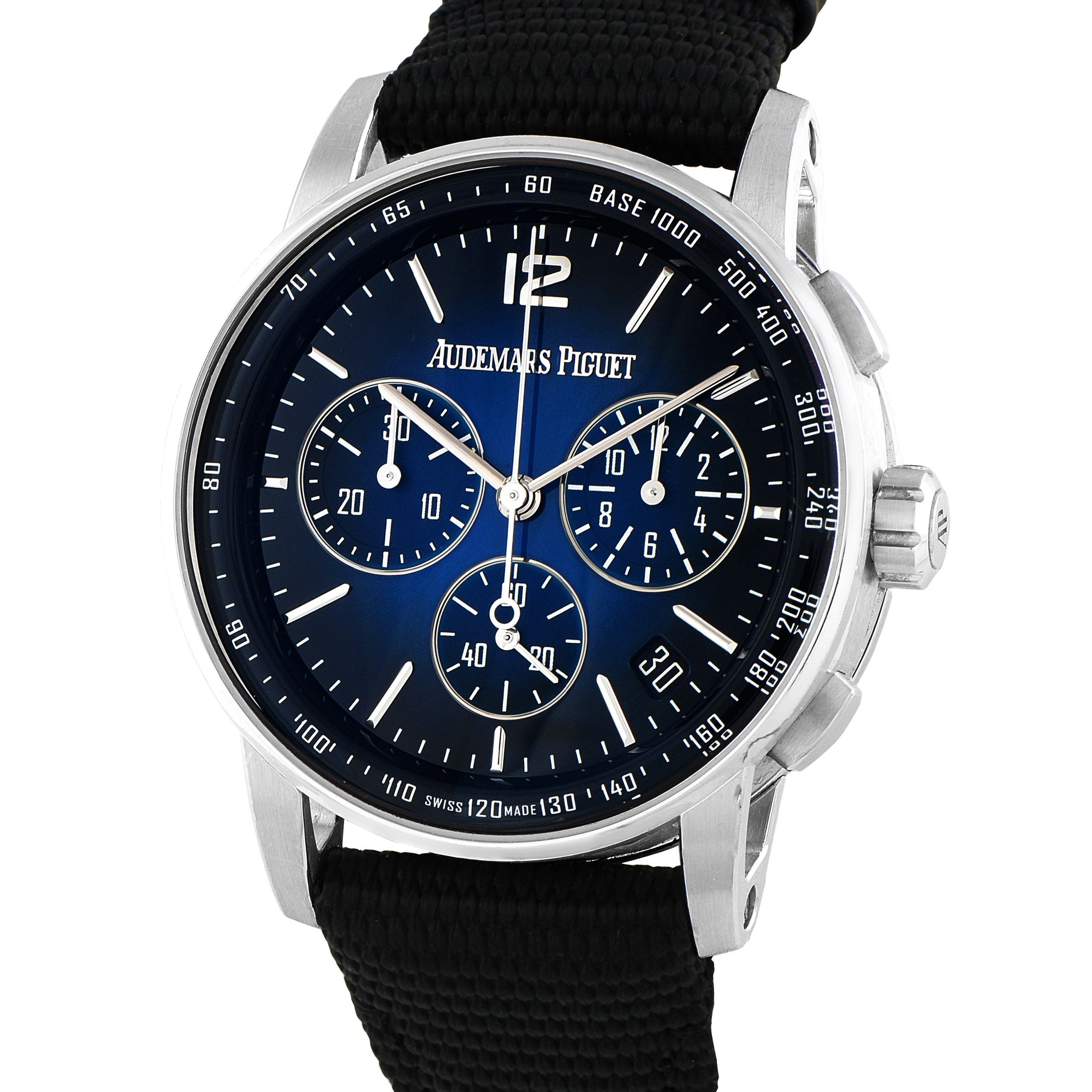 Audemars Piguet Code 11.59 Blue Dial White Gold Watch 26393BC.OO.A002KB.01