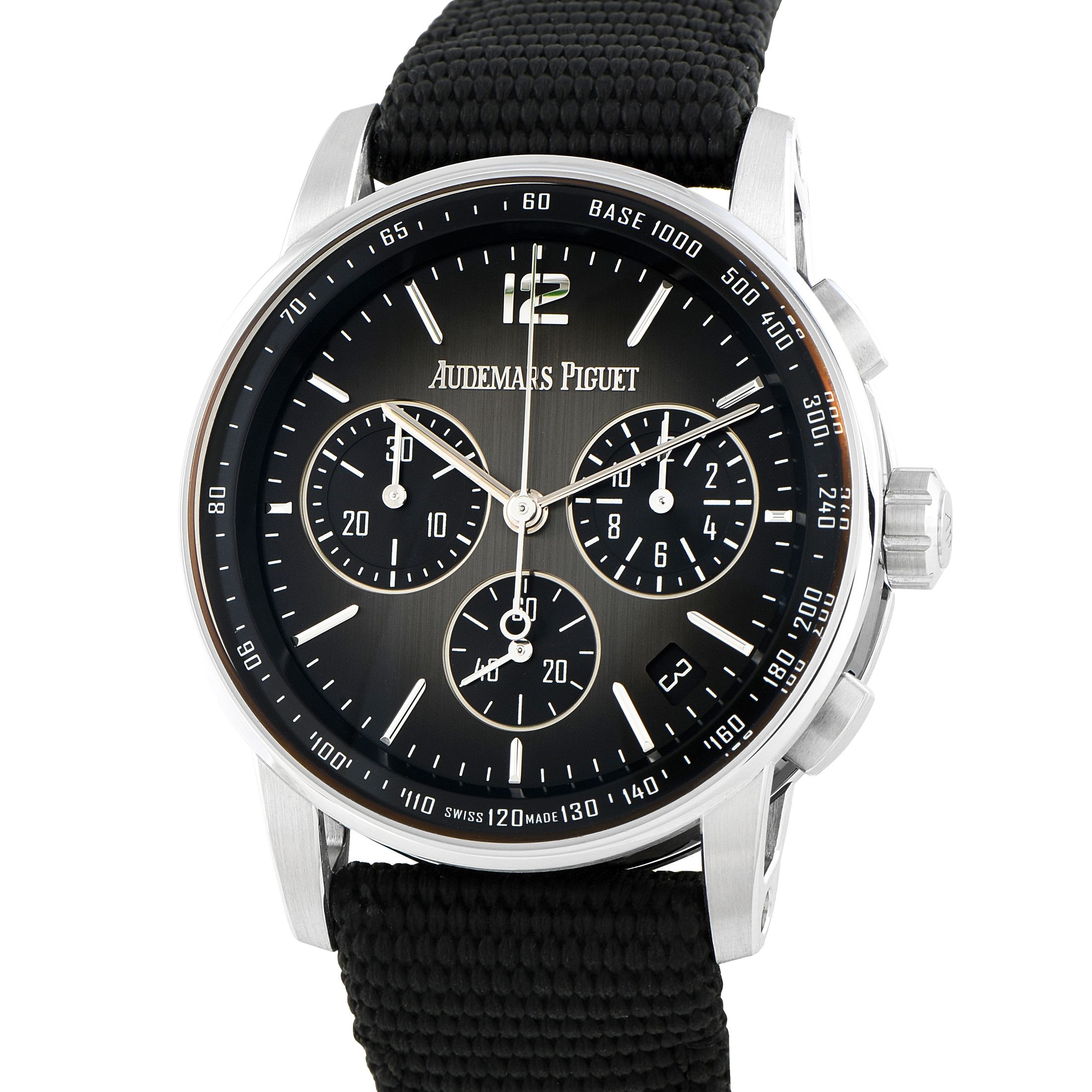 Audemars Piguet Code 11.59 Chronograph White Gold and Black Ceramic Watch 26393NB.OO.A002KB.01