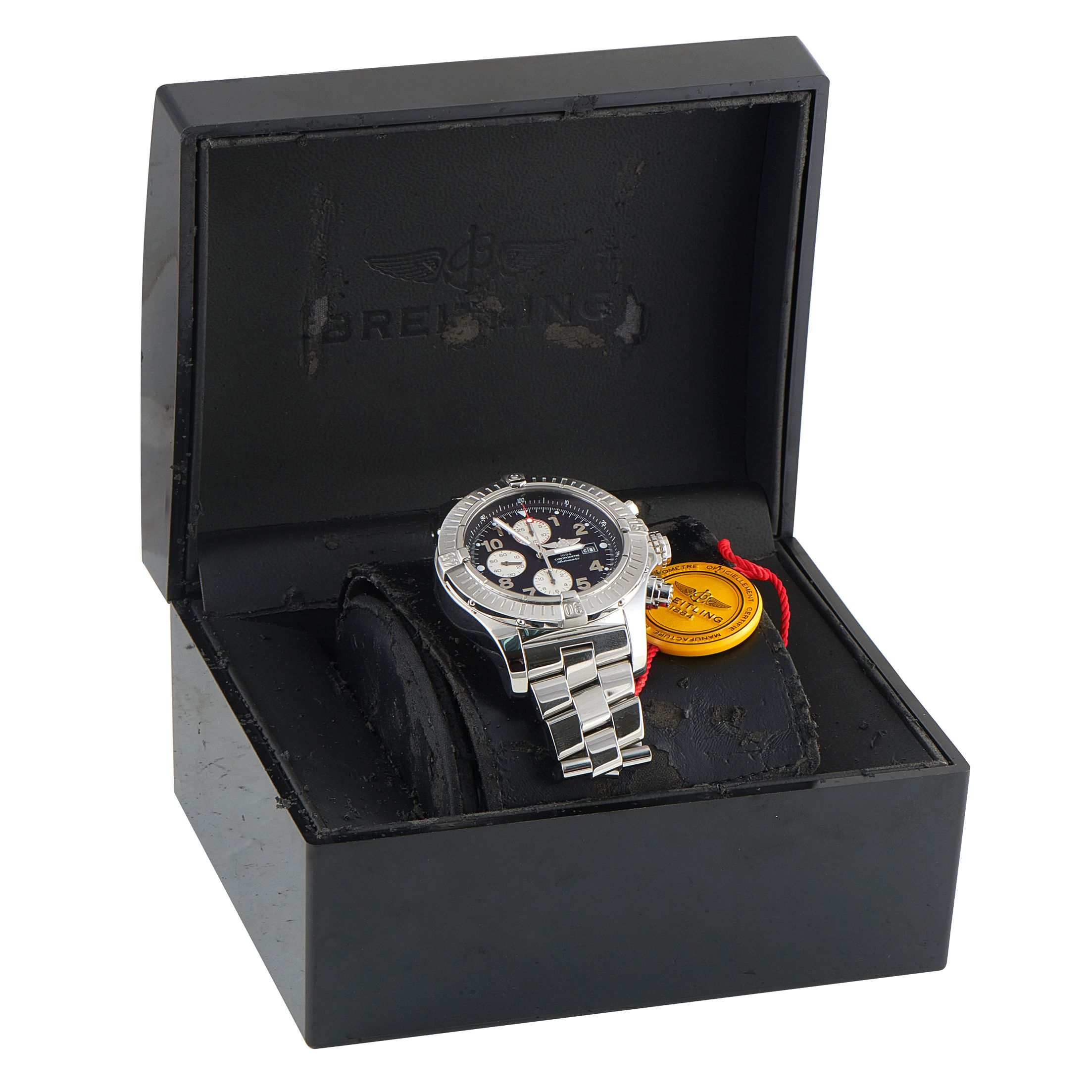 Breitling Super Avenger Chronograph Steel Watch A1337011/B682