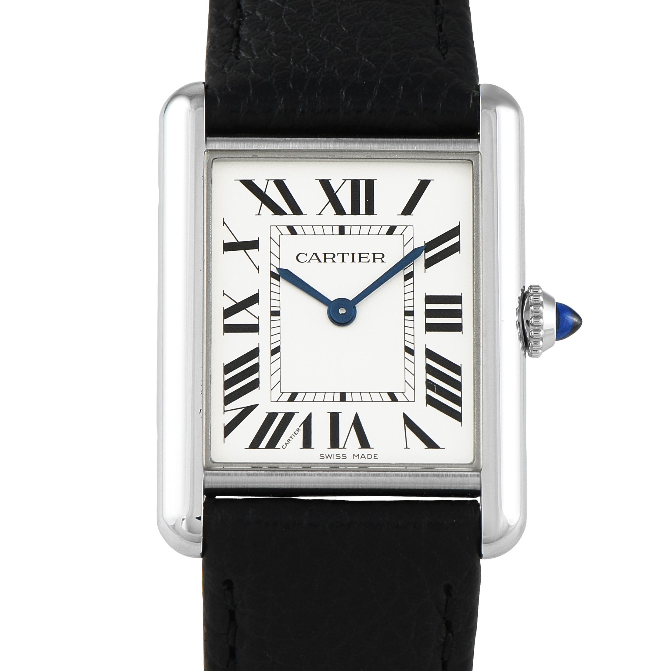 Cartier Tank Must Large Model Quartz Steel Watch WSTA0041