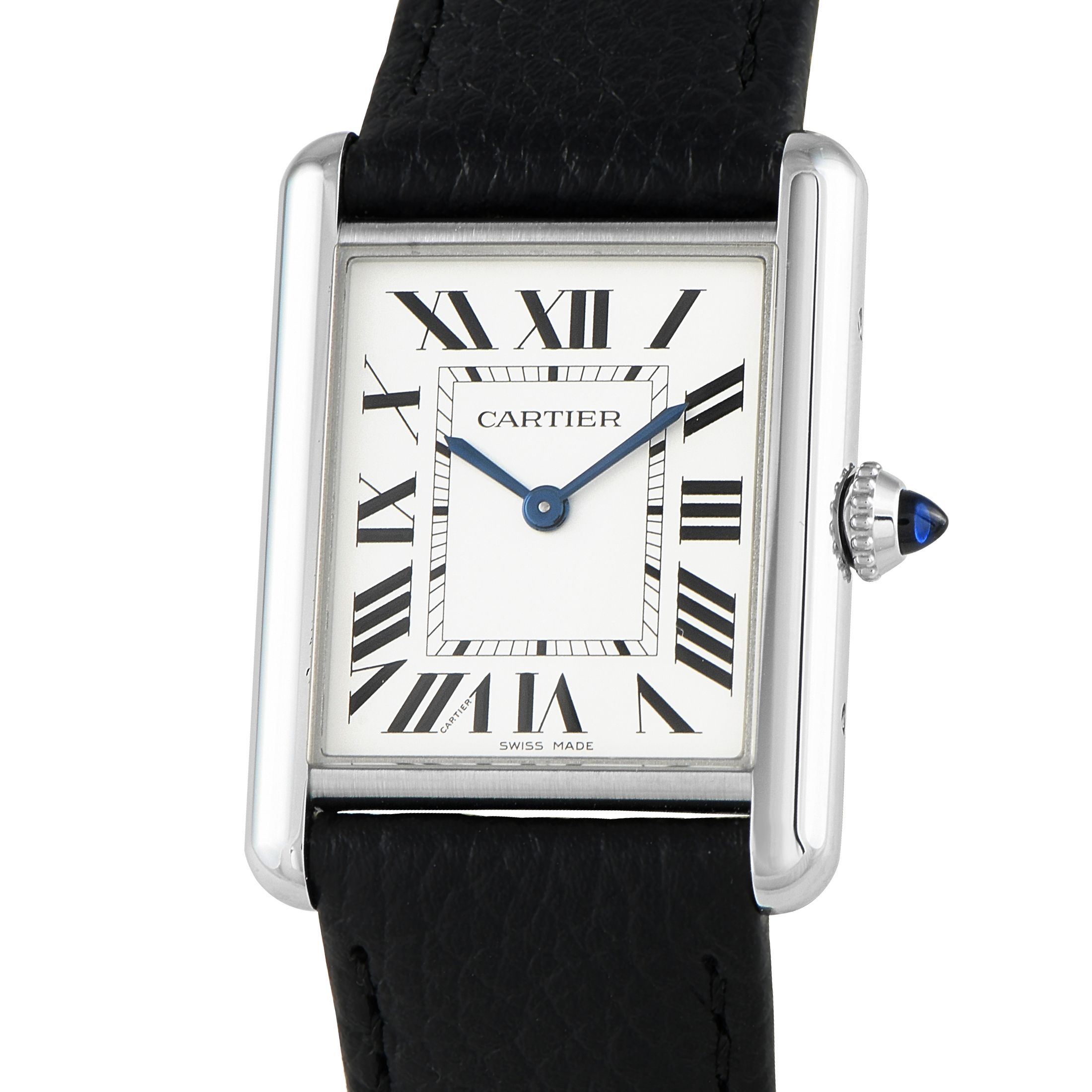 Cartier Tank Must Large Model Quartz Steel Watch WSTA0041