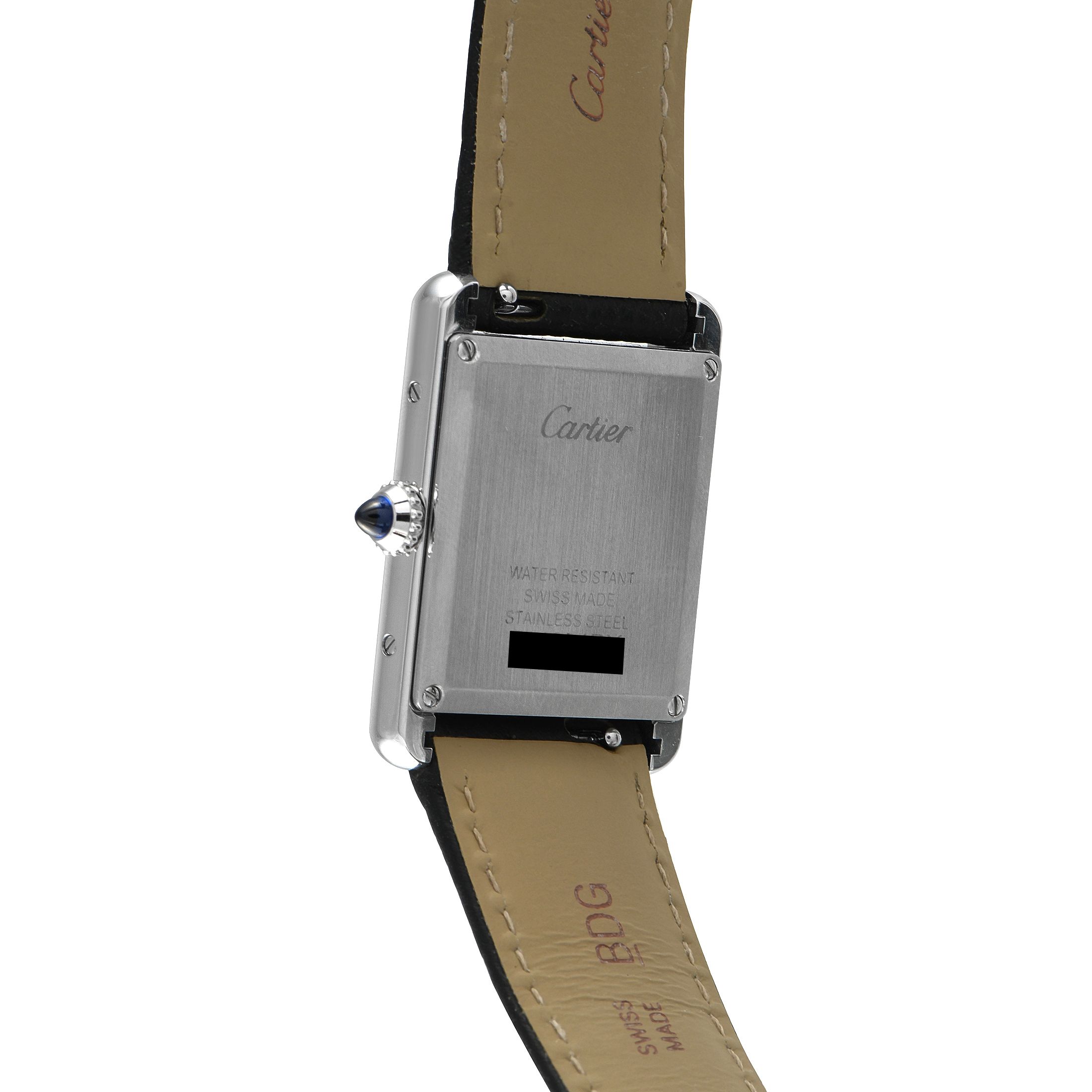 Cartier Tank Must Large Model Quartz Steel Watch WSTA0041