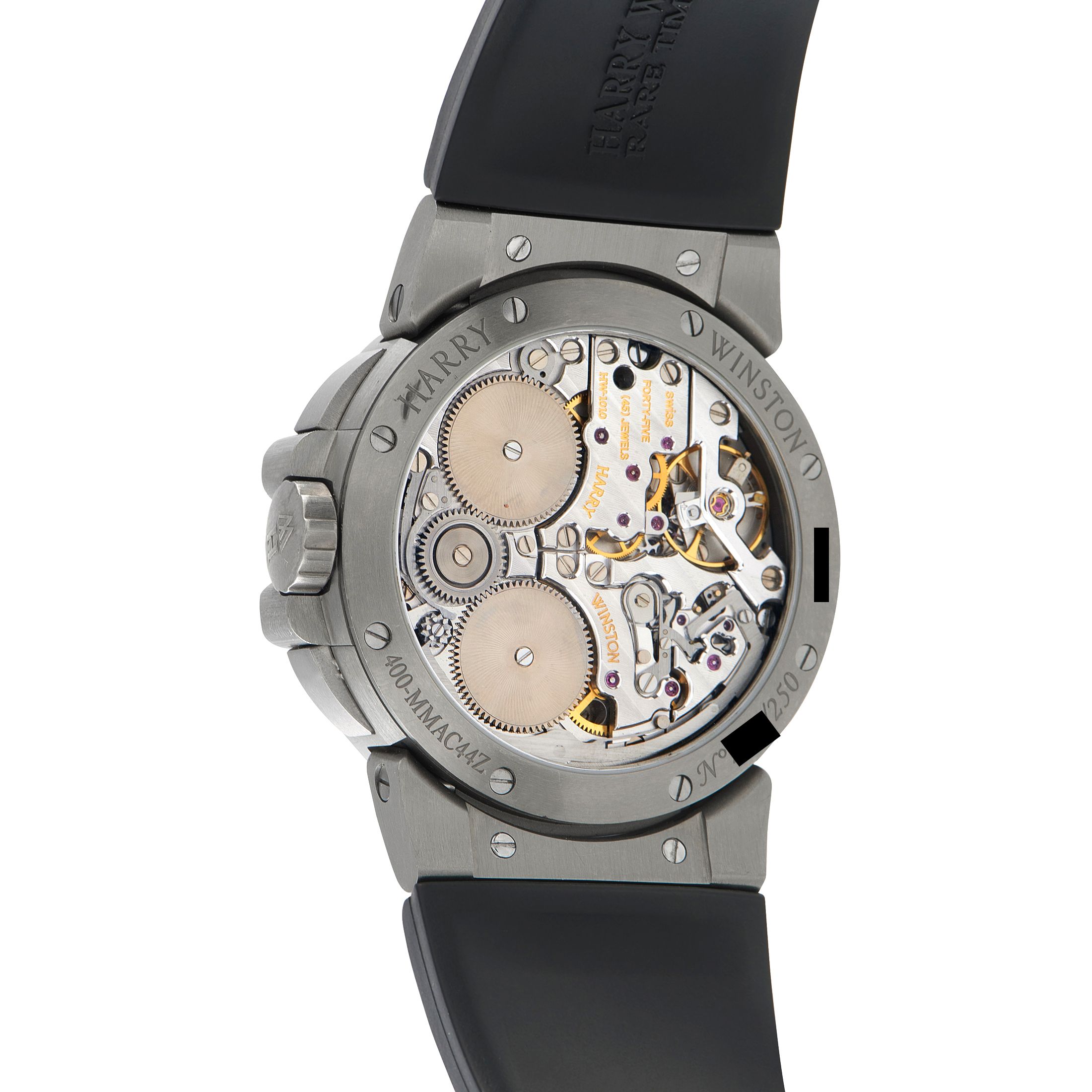 Harry Winston Ocean Project Z6 Alarm Zalium Watch 400/MMAC44ZC.K