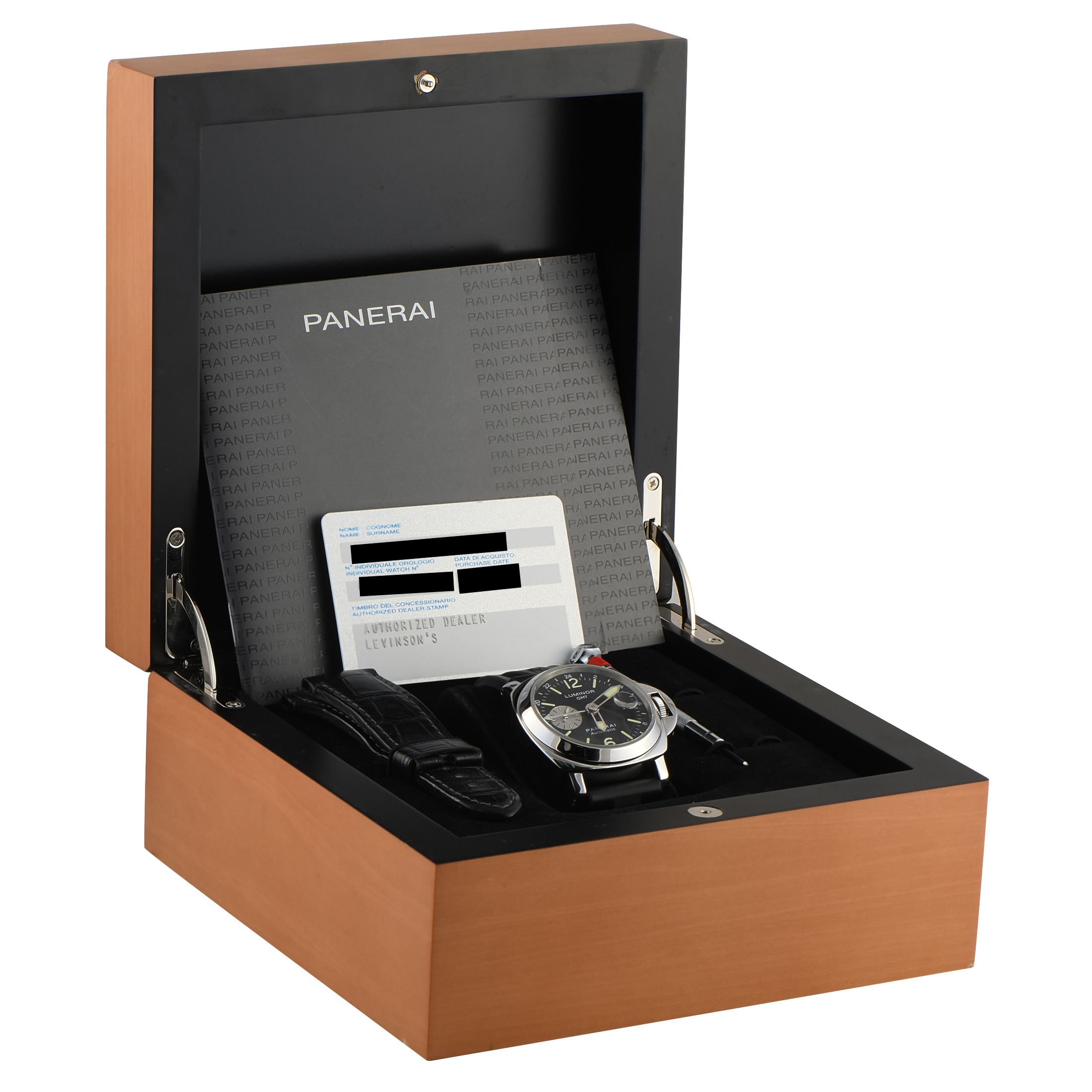 Officine Panerai Luminor GMT Steel Watch PAM00088