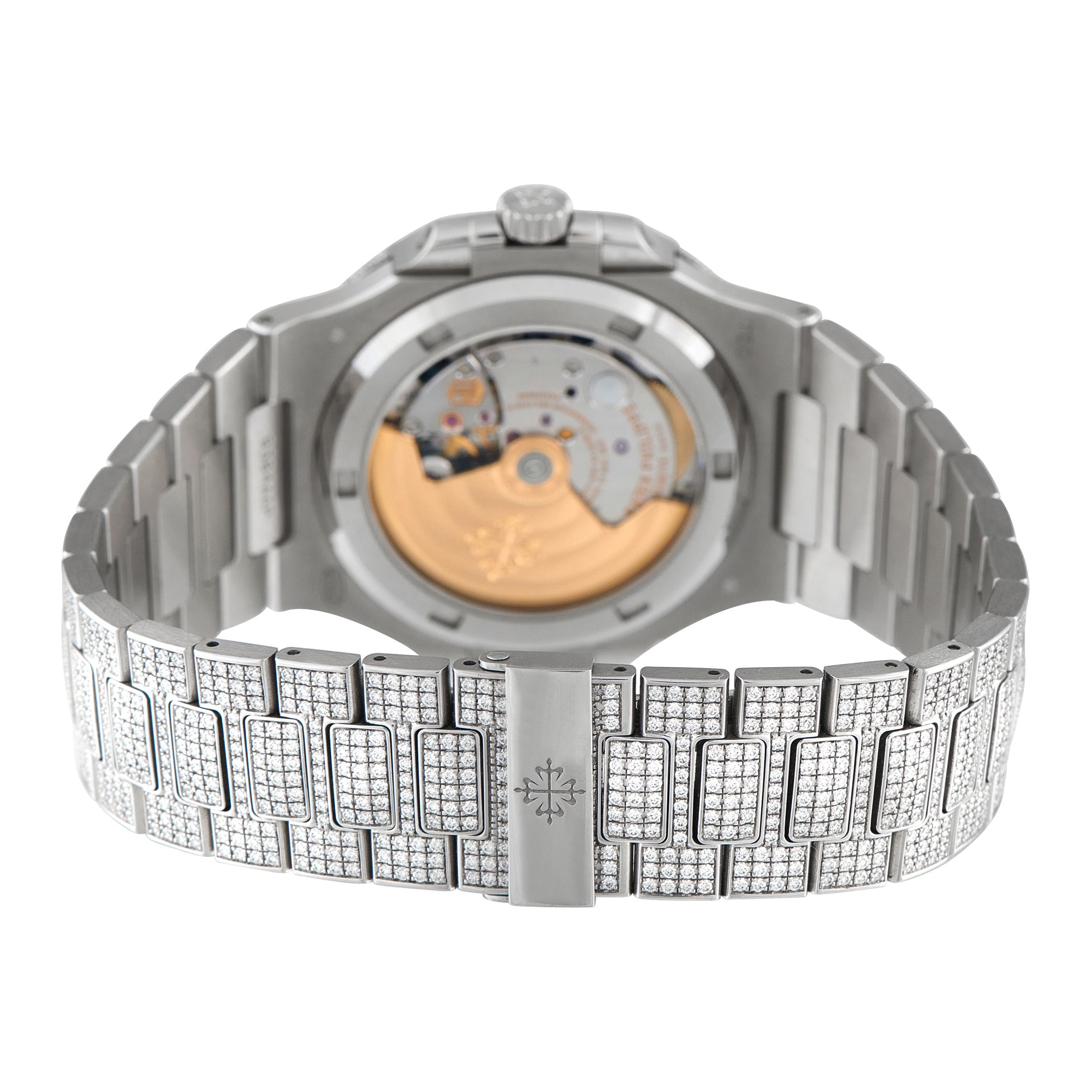 Patek Philippe Nautilus Shanghai Full Diamond and Enamel White Gold Watch 5720/1G-001 Dragon