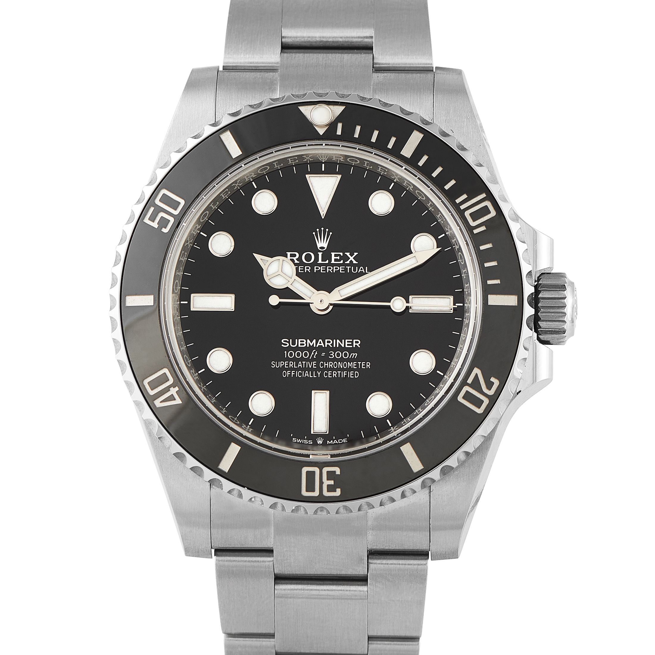 Rolex Submariner No Date Steel Watch 124060