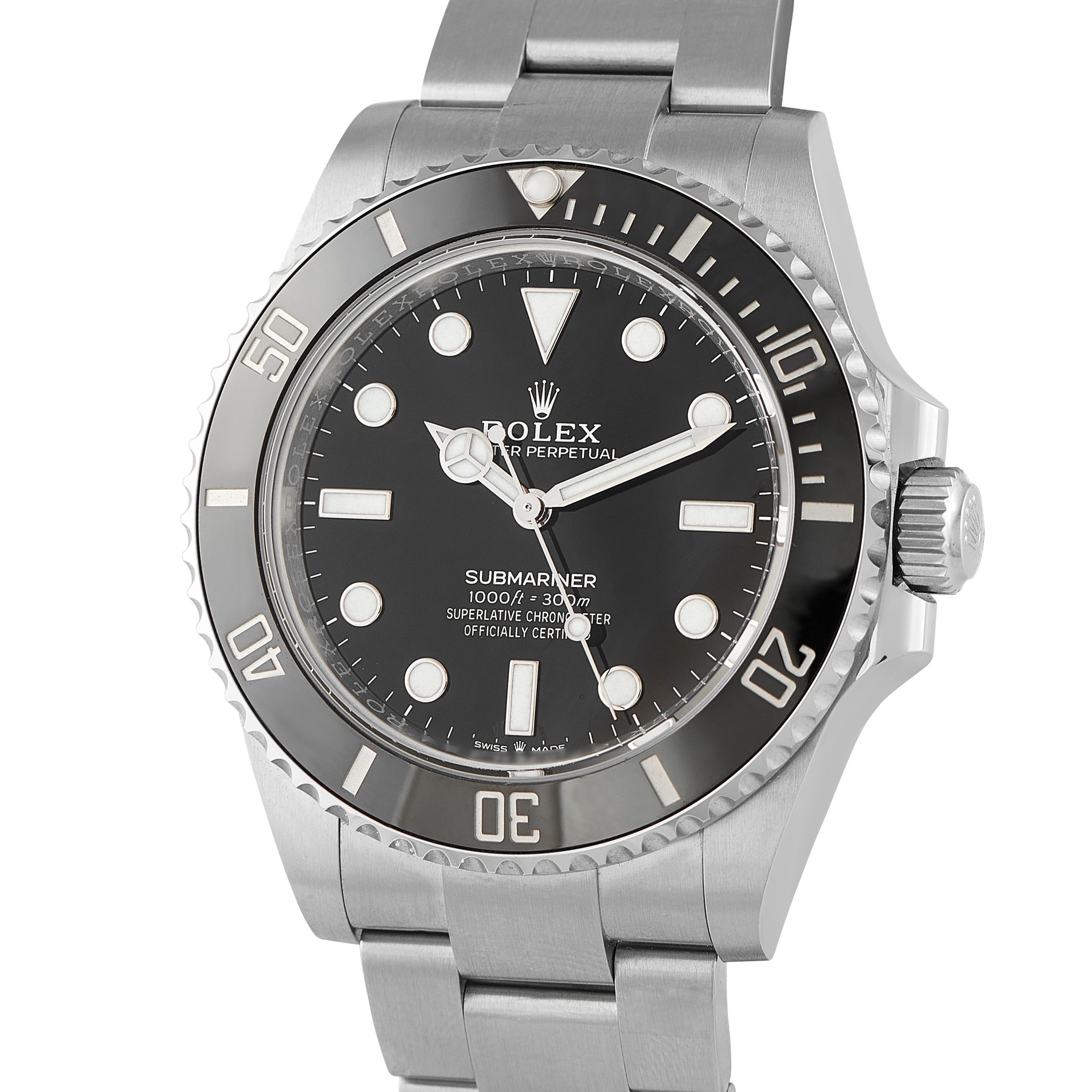 Rolex Submariner No Date Steel Watch 124060