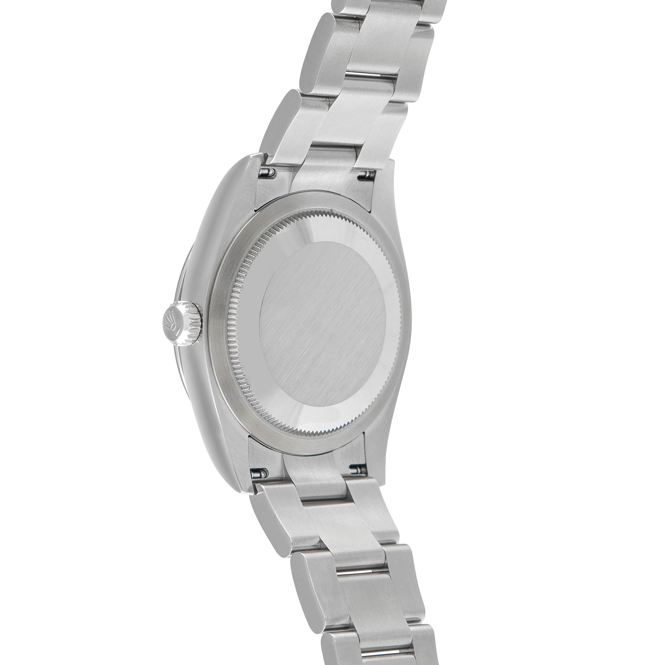 Rolex Oyster Perpetual 34 Blue Dial Steel Watch 124200