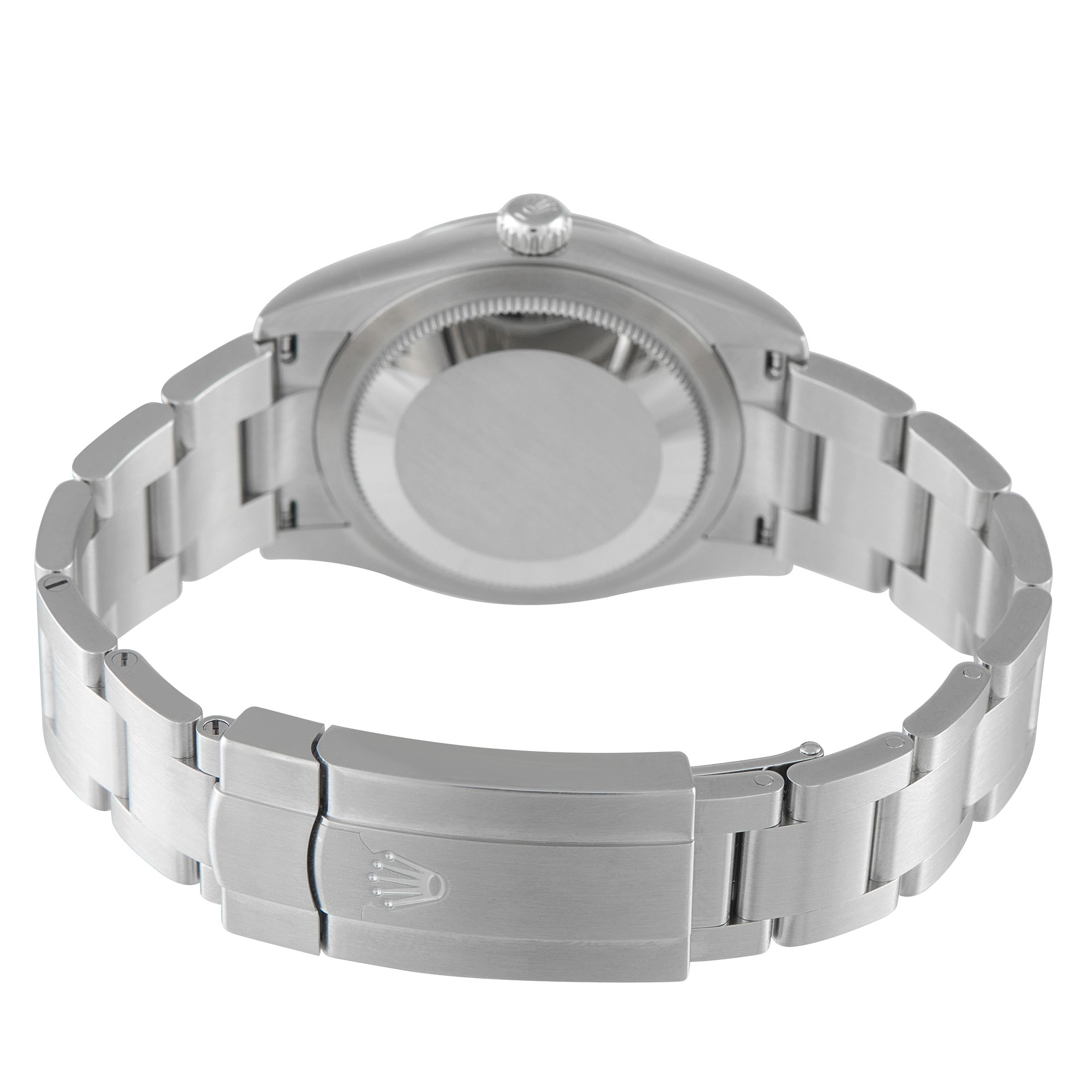 Rolex Oyster Perpetual 34 Blue Dial Steel Watch 124200