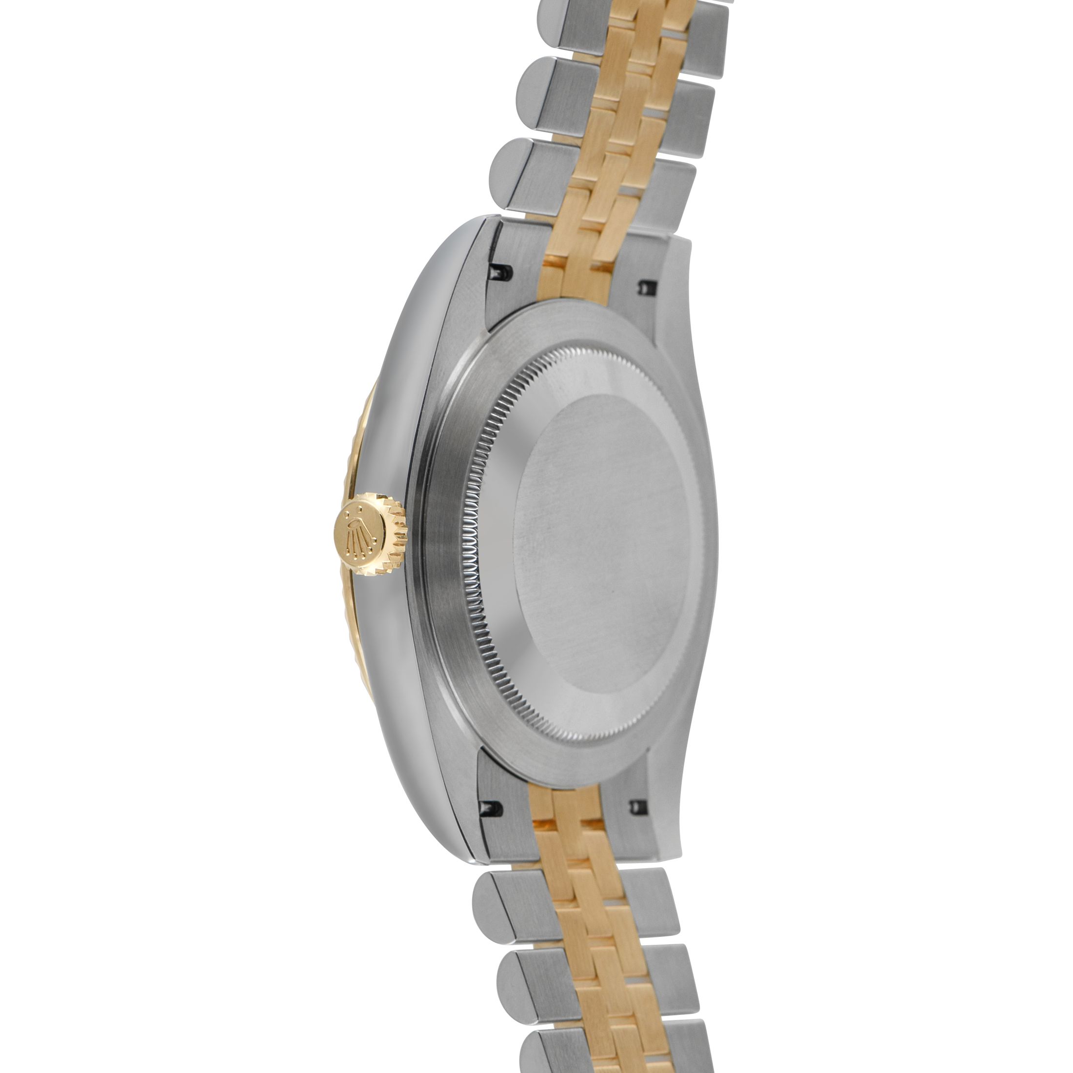 Rolex Datejust 41 Diamond-Set Black Dial Two-Tone Jubilee Watch 126333