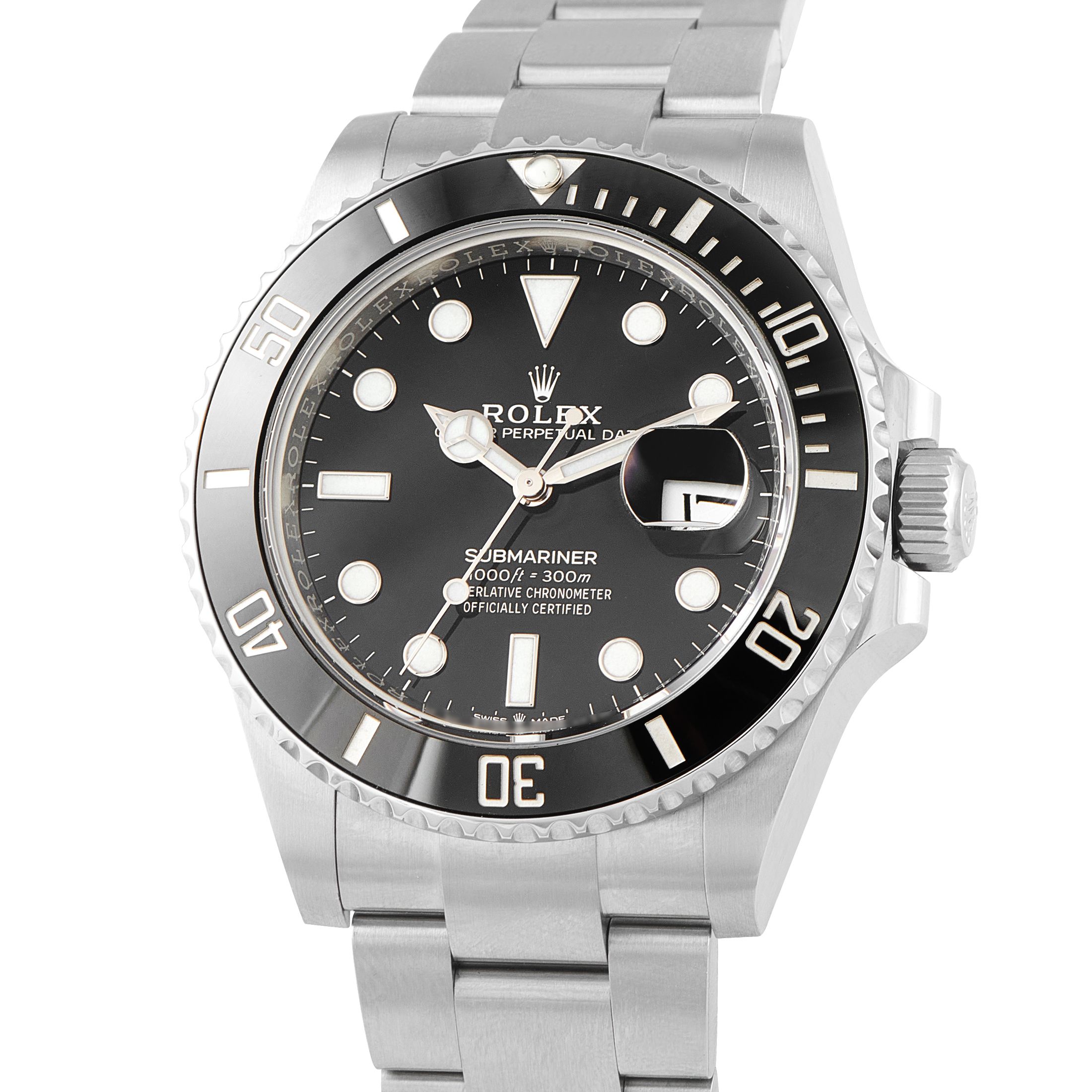 Rolex Submariner Date Black Dial Steel Watch 126610LN