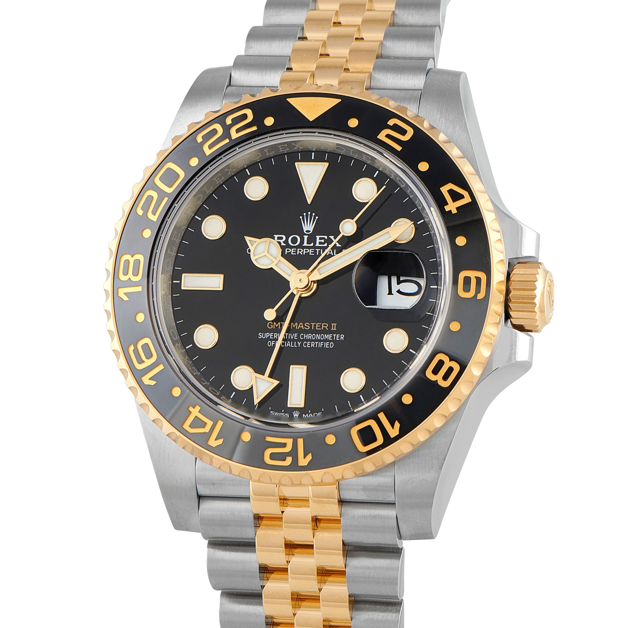 Rolex GMT-Master II Two-Tone Jubilee Watch 126713GRNR