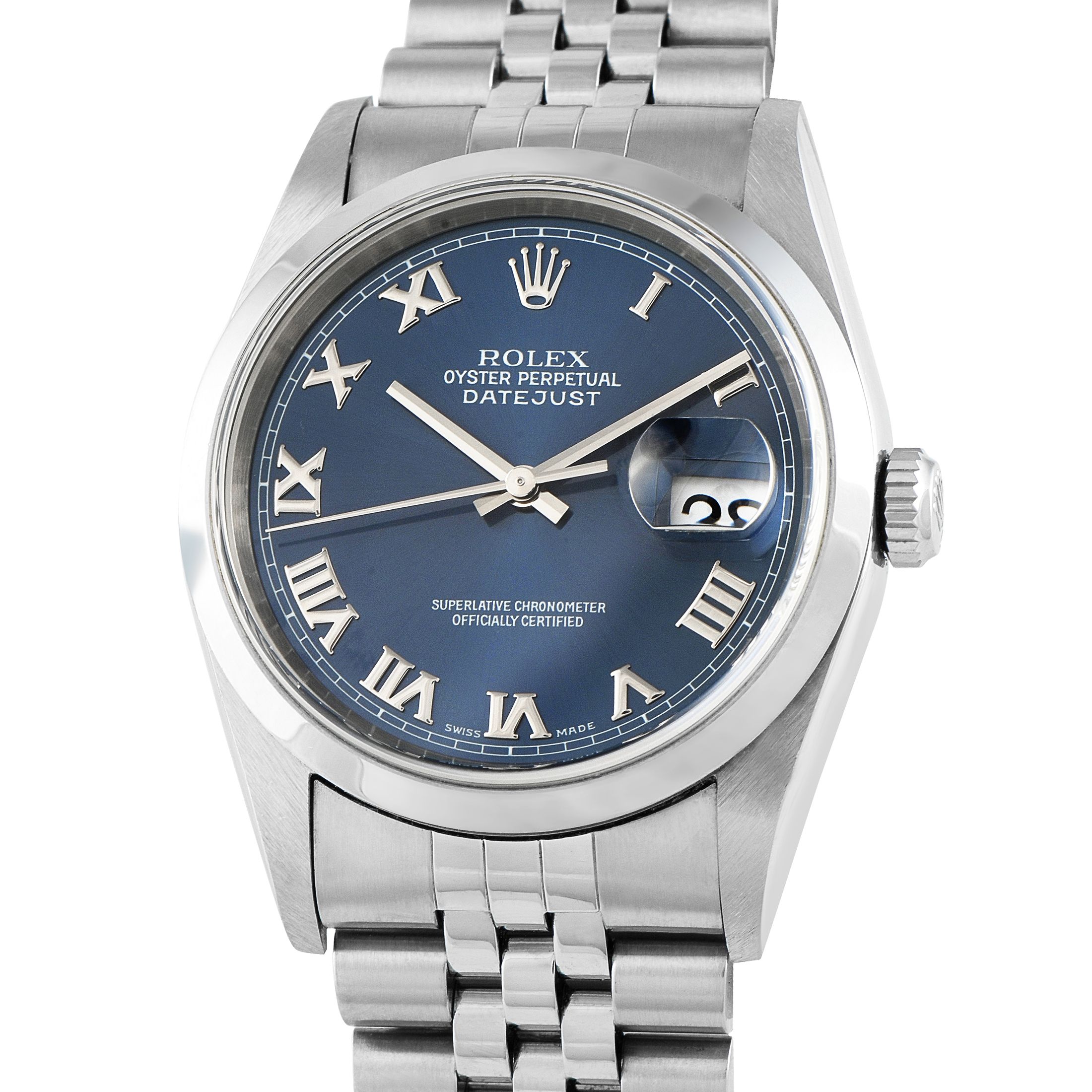 Rolex Datejust 36 Blue Dial Steel Jubilee Watch 116200-0069