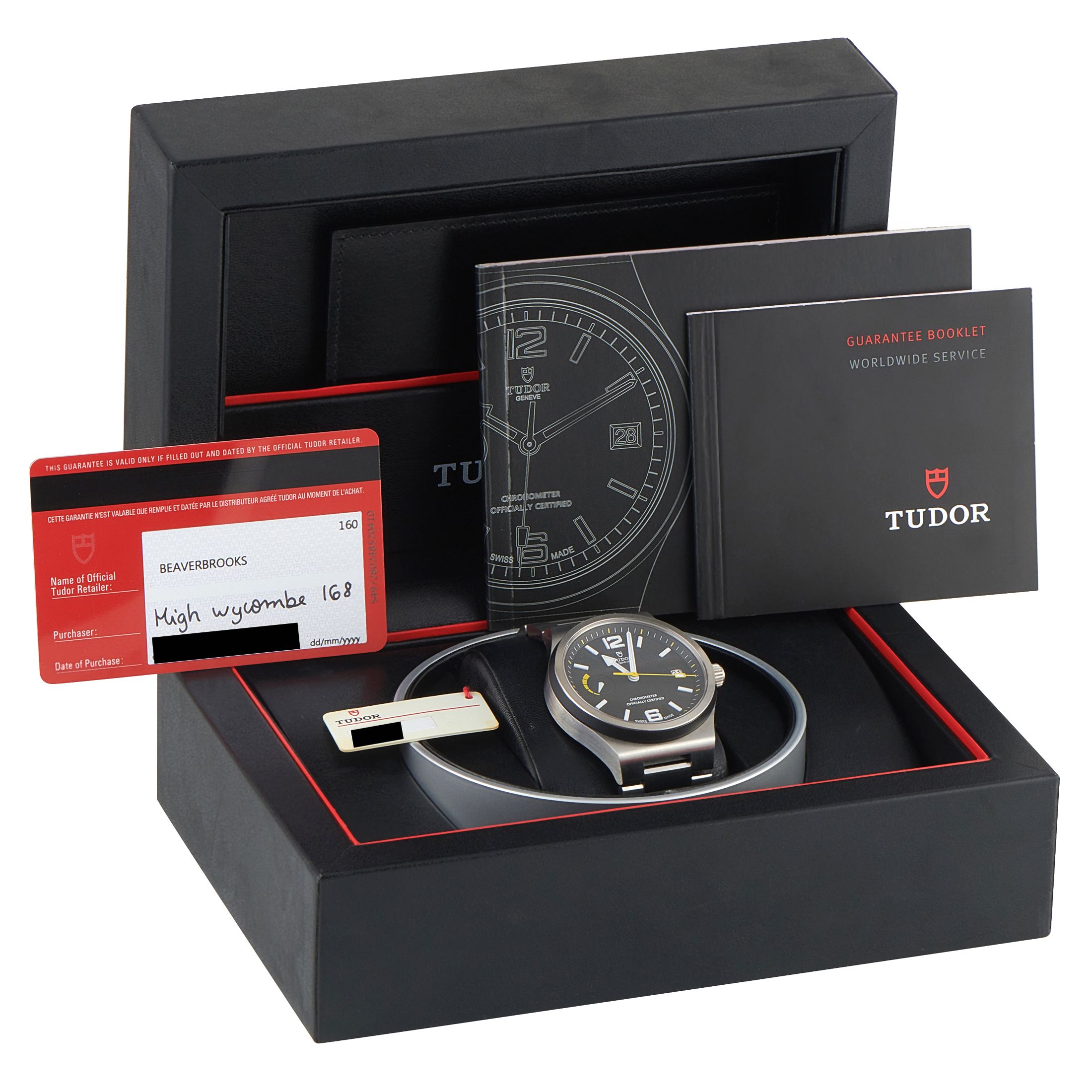 Tudor North Flag Steel Watch 91210N