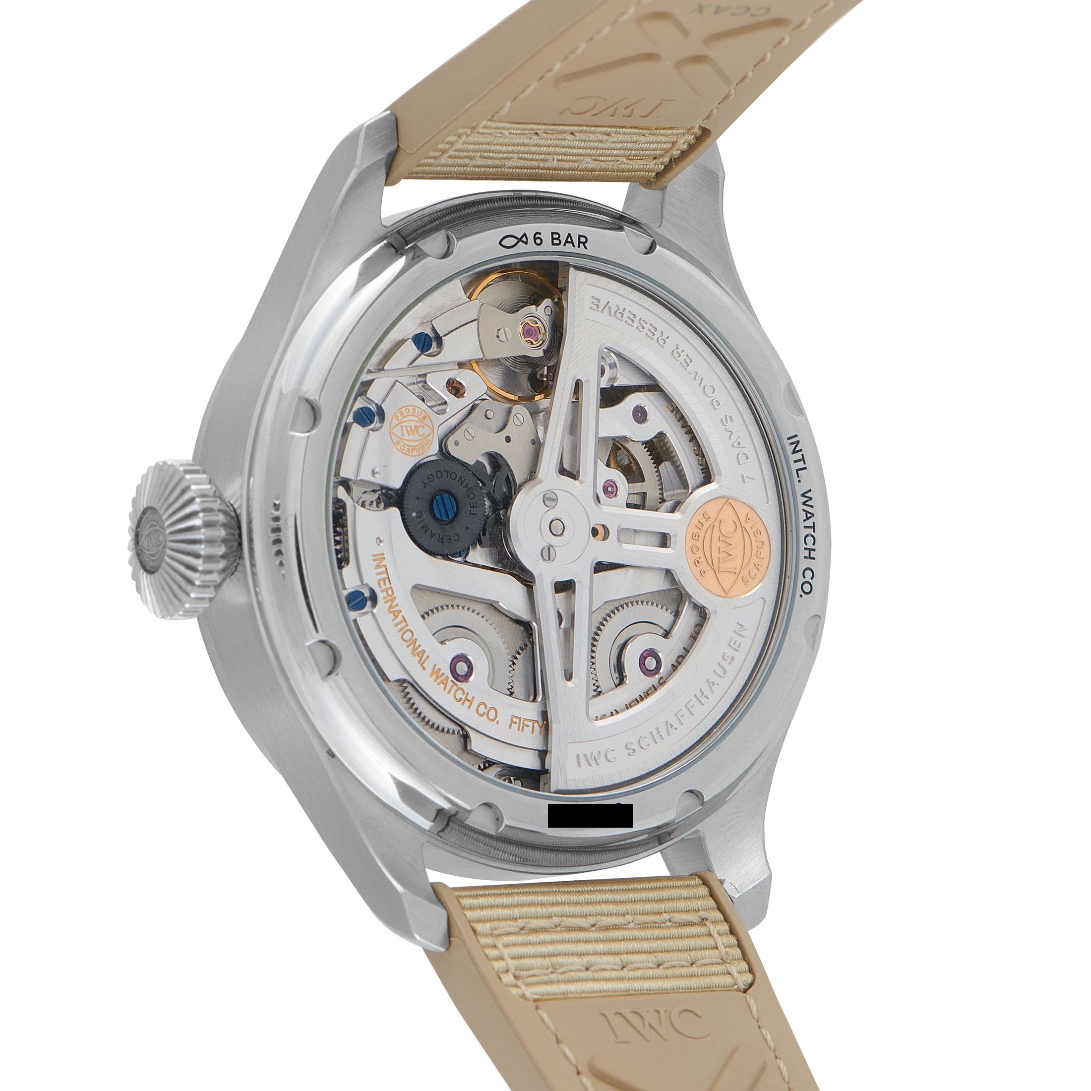 IWC Big Pilot's Perpetual Calendar Steel Watch W503605 IW503605