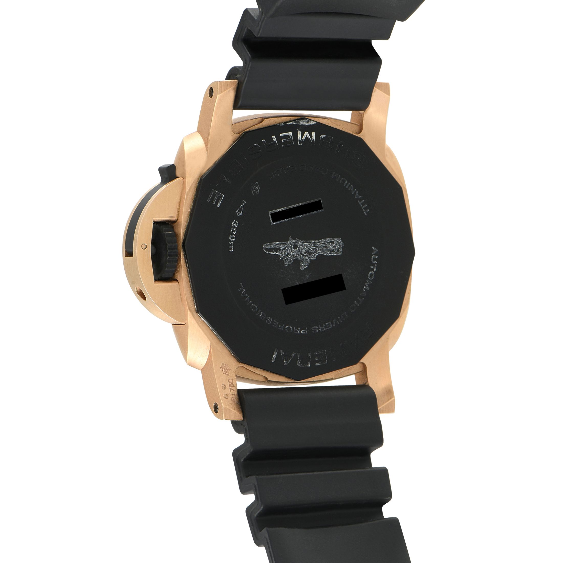 Officine Panerai Luminor Submersible Goldtech OroCarbo Watch Pam01070