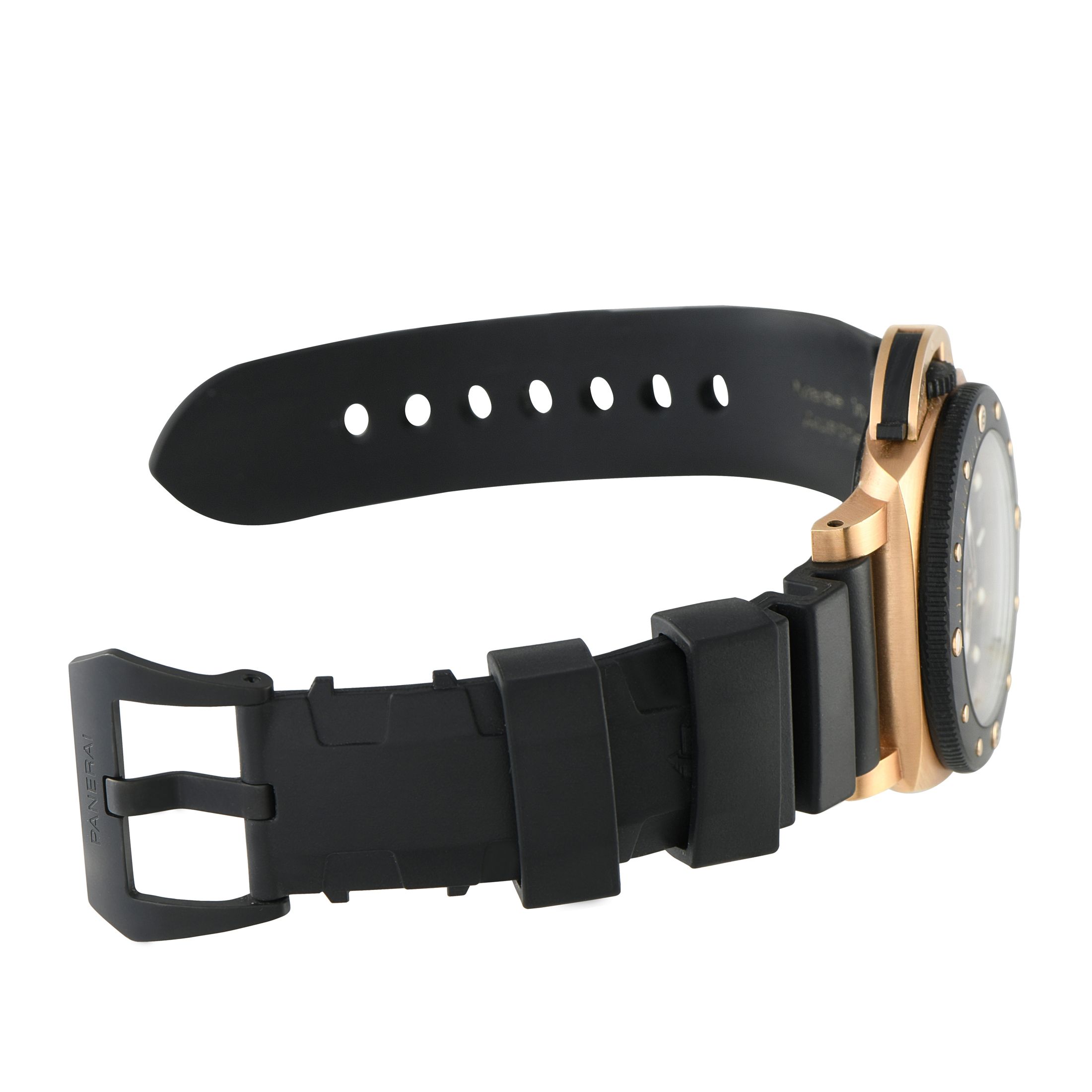 Officine Panerai Luminor Submersible Goldtech OroCarbo Watch Pam01070