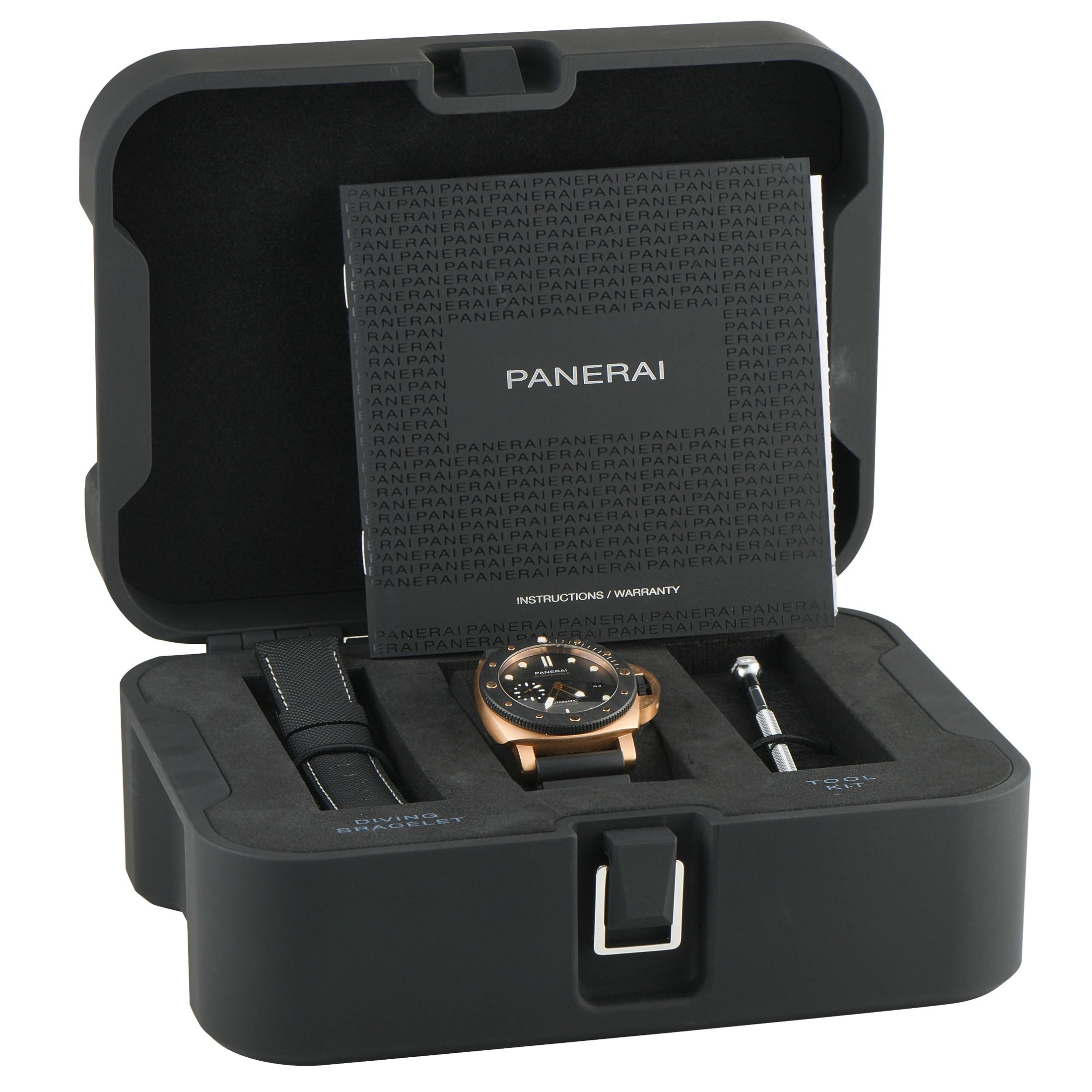 Officine Panerai Luminor Submersible Goldtech OroCarbo Watch Pam01070