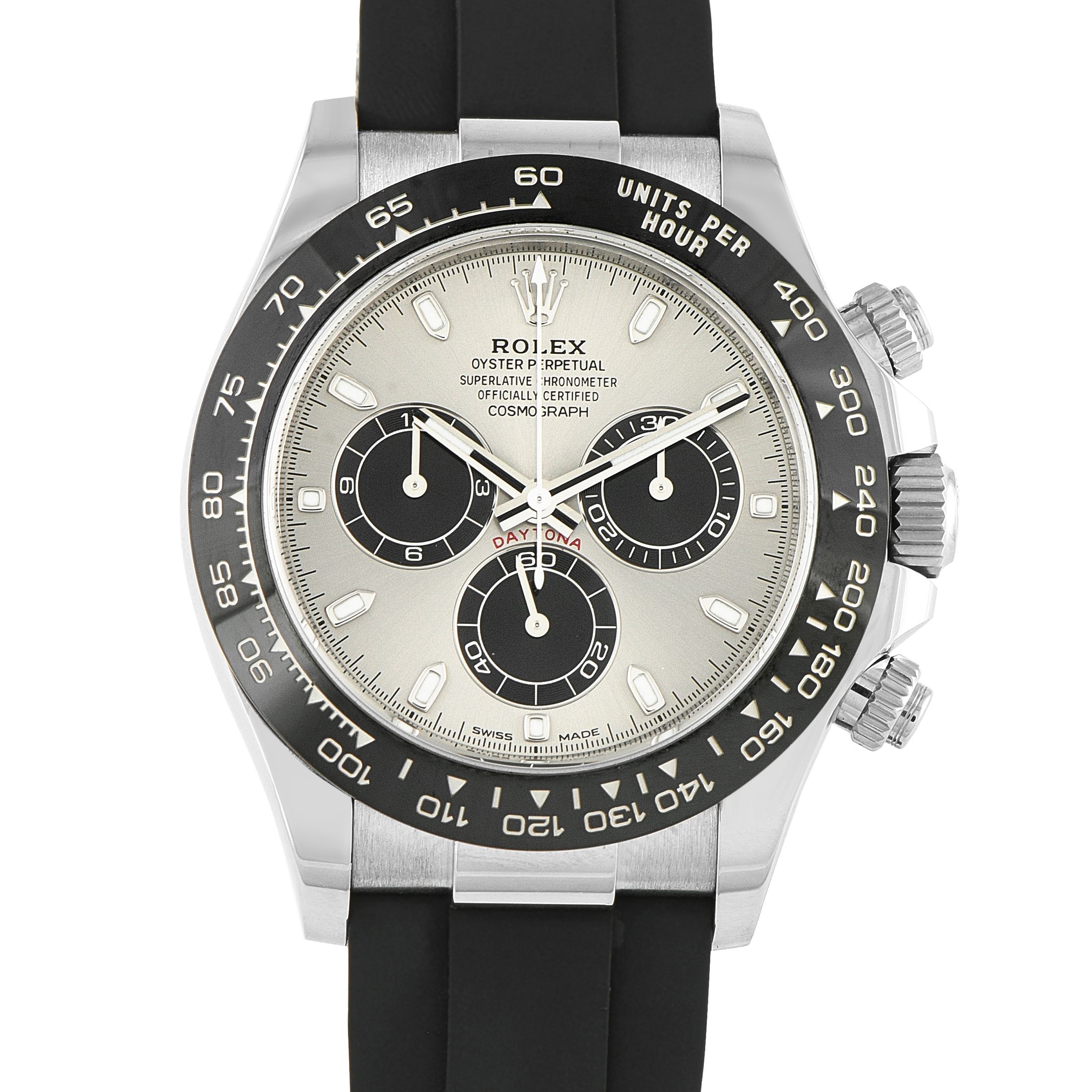 Rolex Daytona White Gold Oysterflex Watch 116519