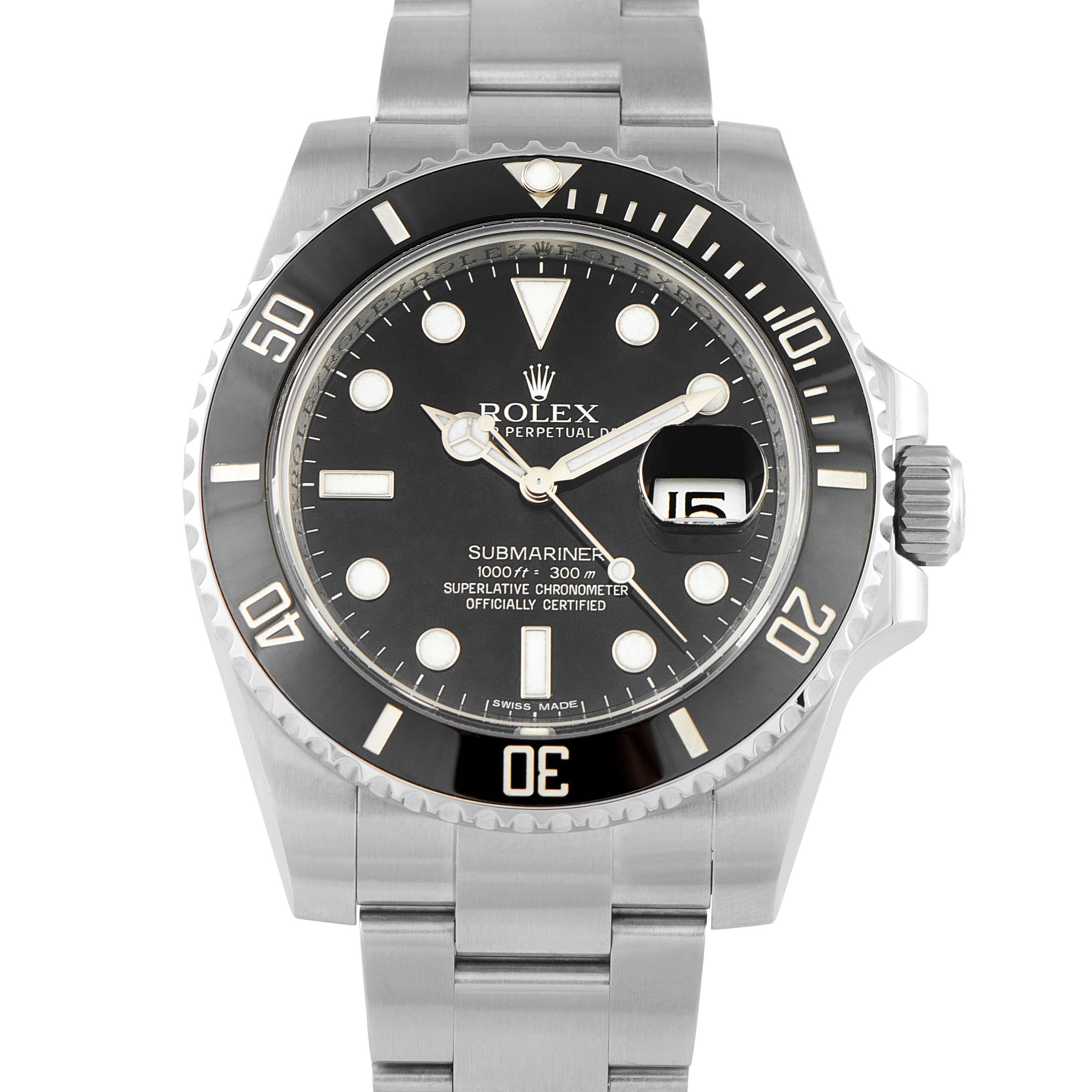 Rolex Submariner Date Steel Oyster Watch 116610