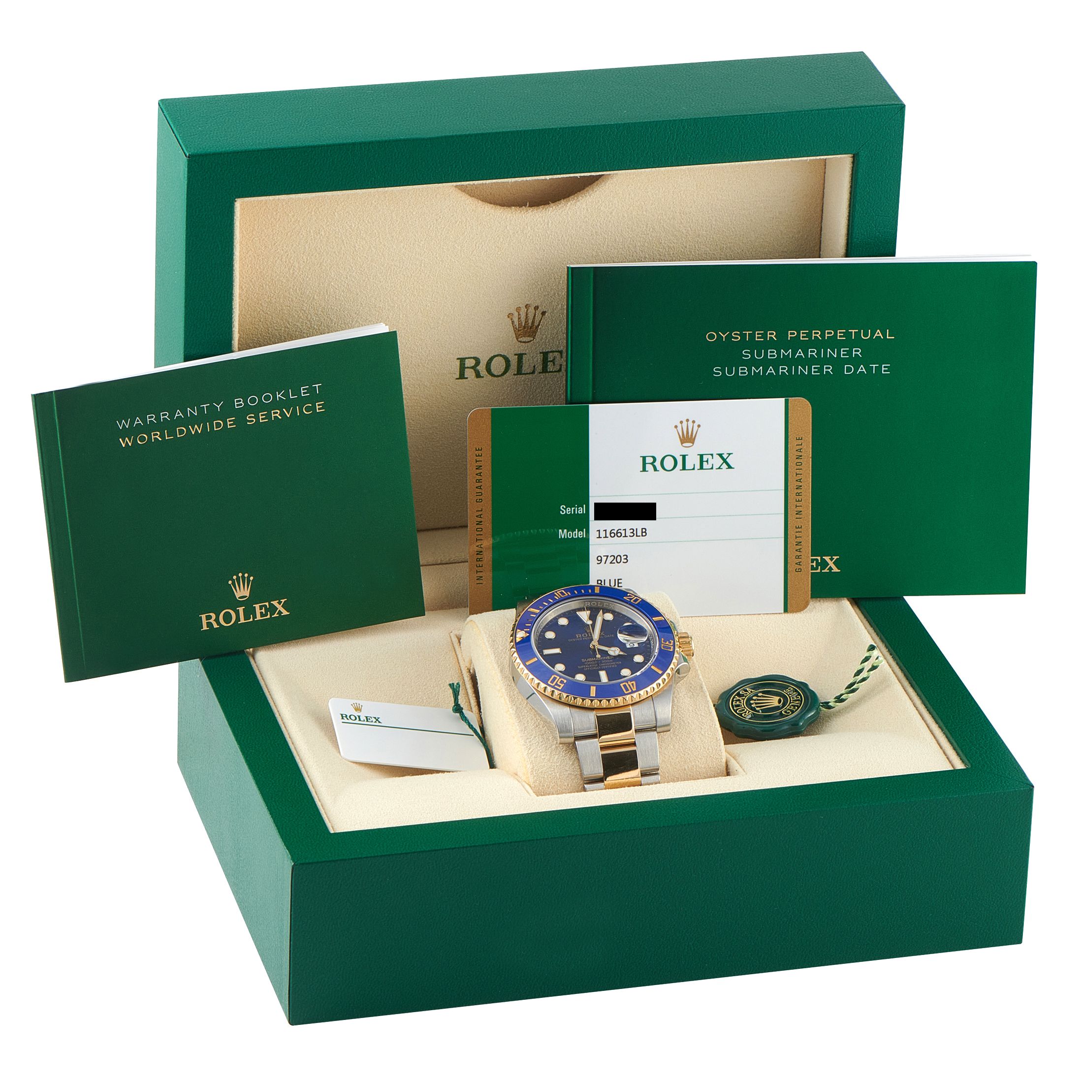 Rolex Submariner Date Two-Tone Watch 116613LB