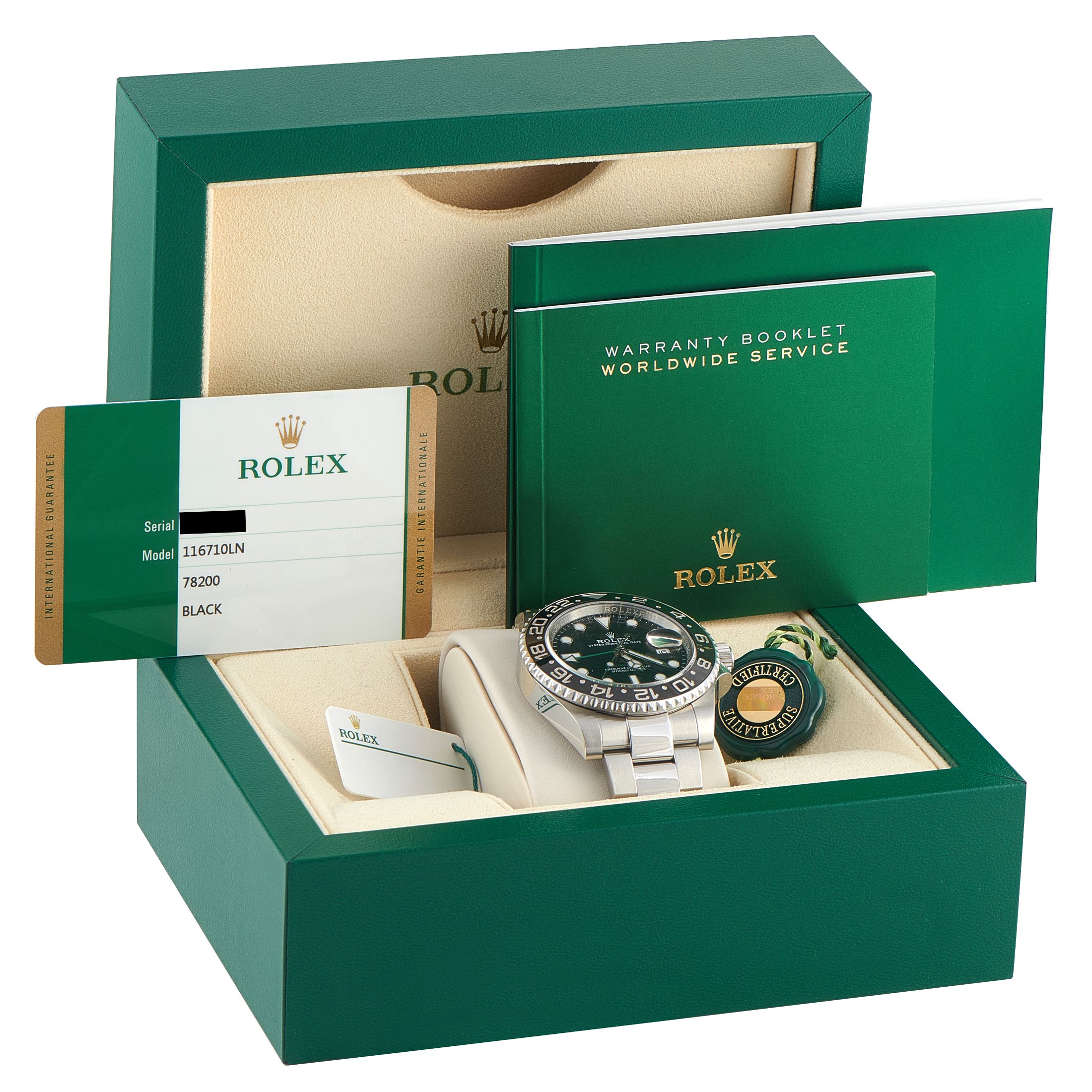 Rolex GMT-Master II Steel Oyster Watch 116710LN